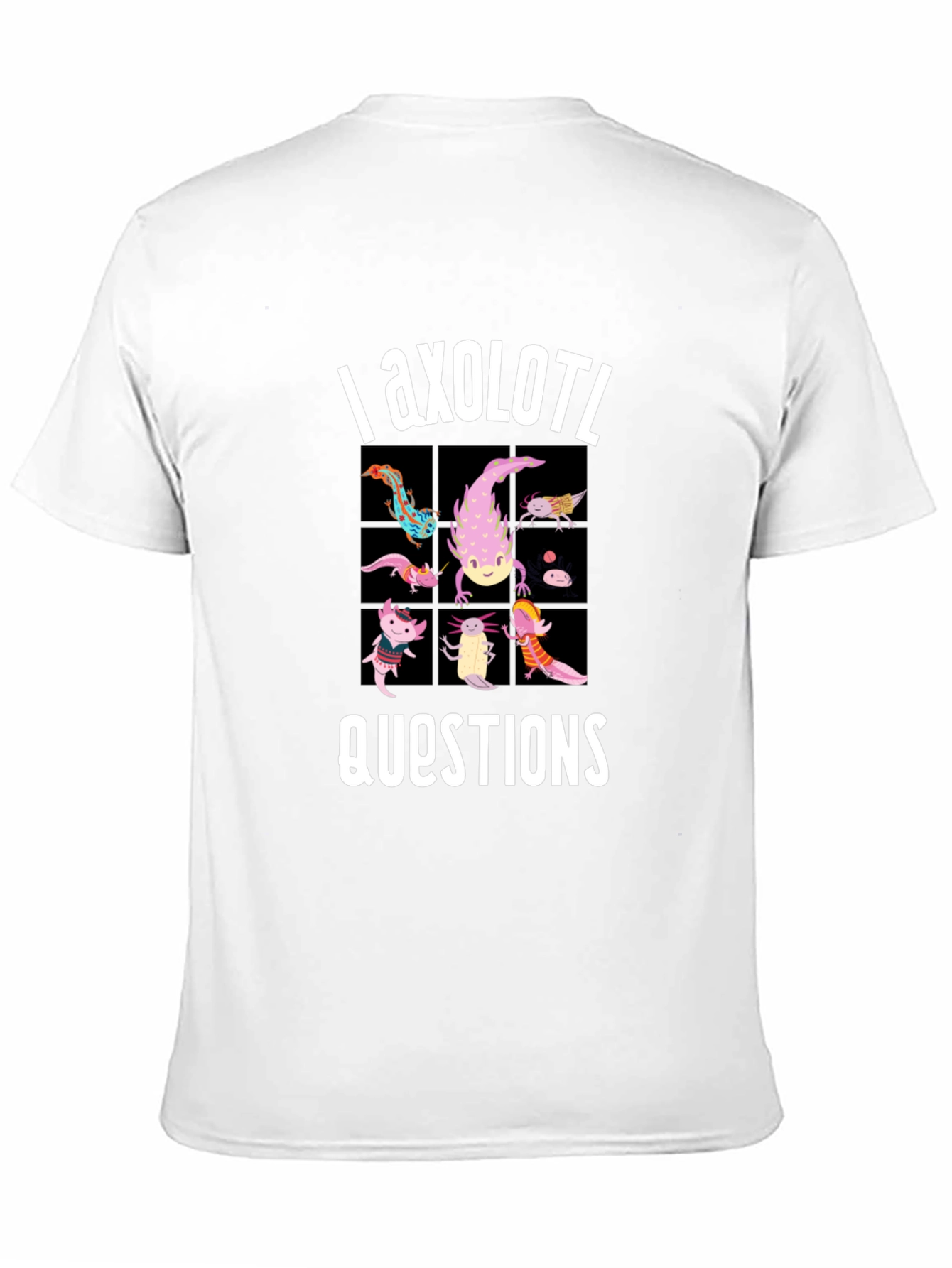 Axolotl Questions Funny Graphic T-Shirt