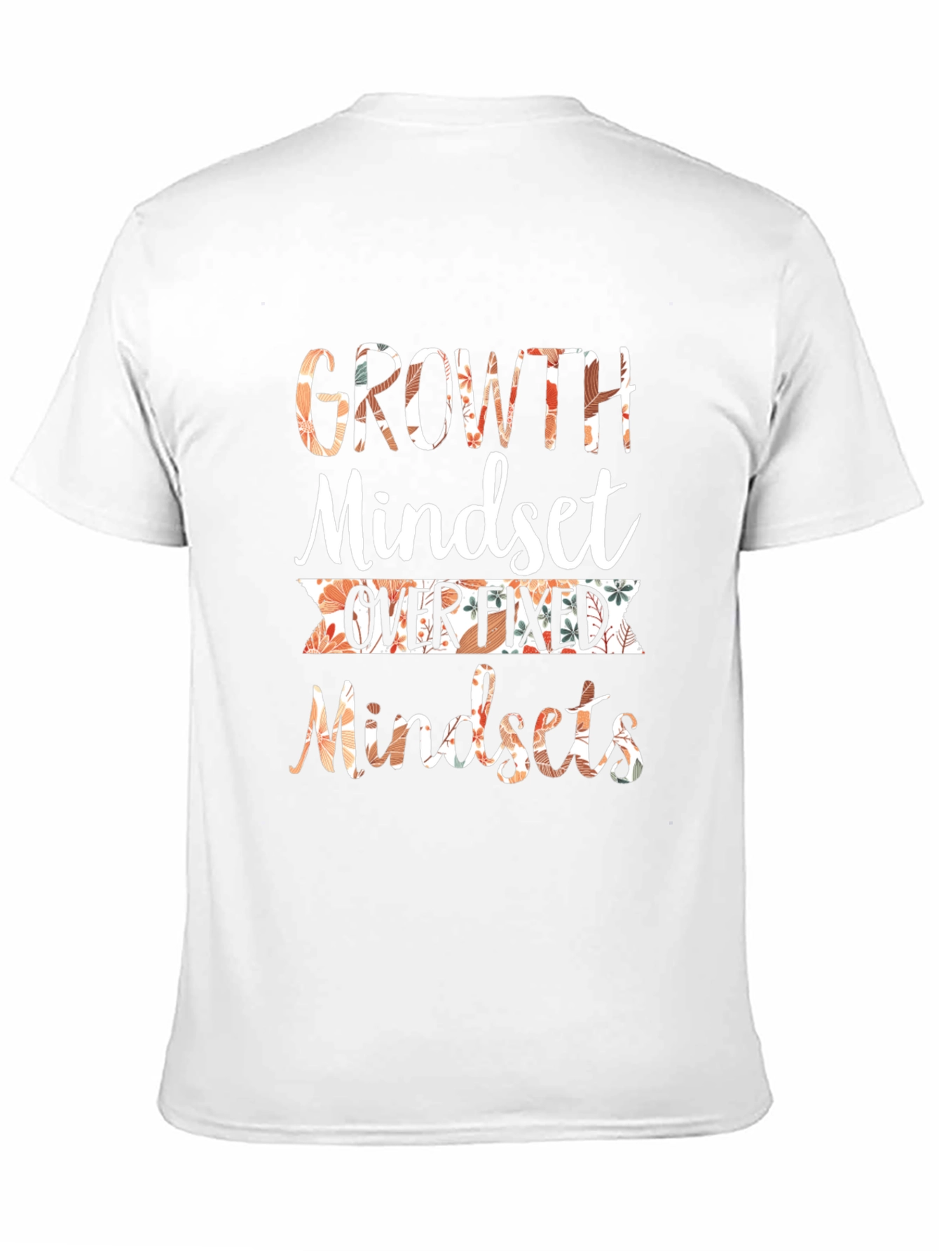 Growth Mindset Graphic T-Shirt Motivational Tee