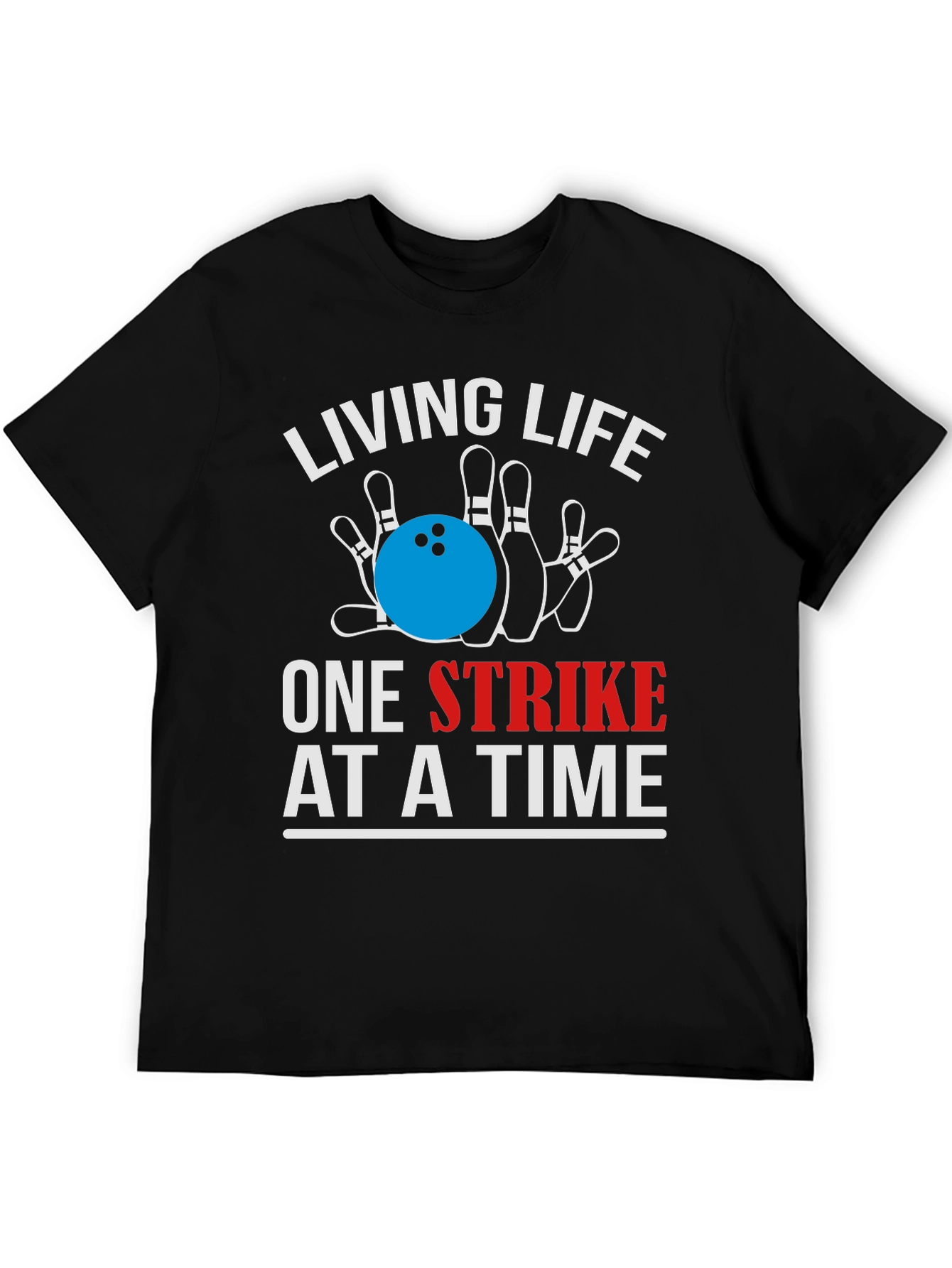 Bowling Strike Graphic Tee