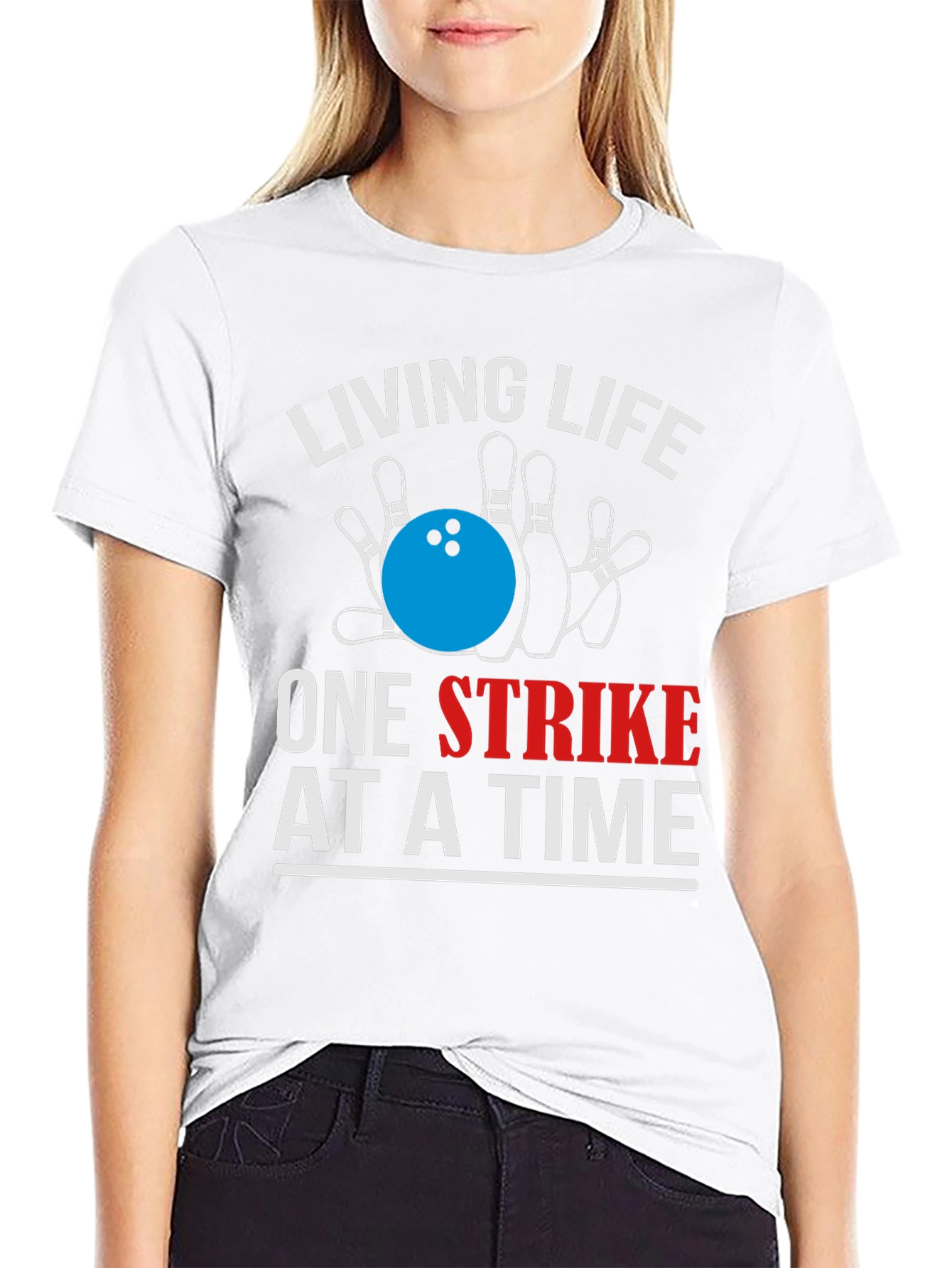 Bowling Strike Graphic Tee