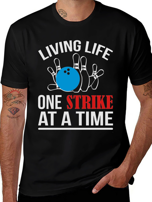 Bowling Strike Graphic Tee