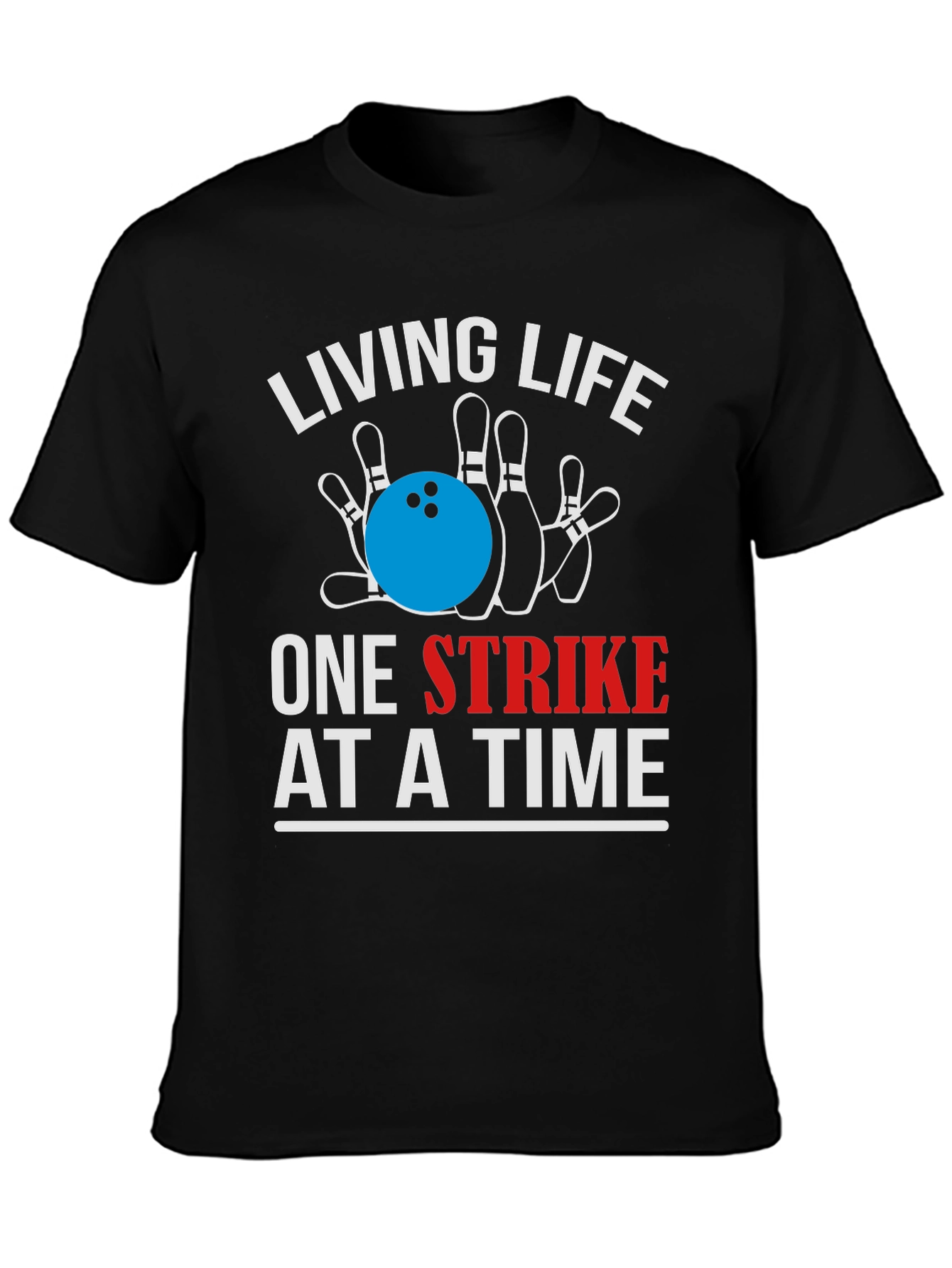 Bowling Strike Graphic Tee