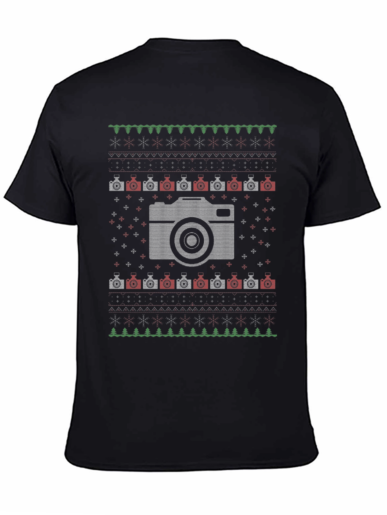 Camera Ugly Christmas Sweater T-Shirt