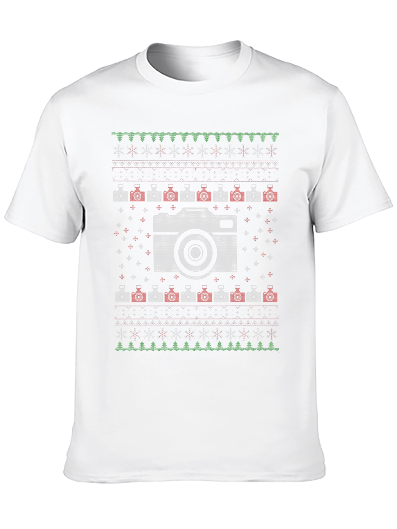 Camera Ugly Christmas Sweater T-Shirt
