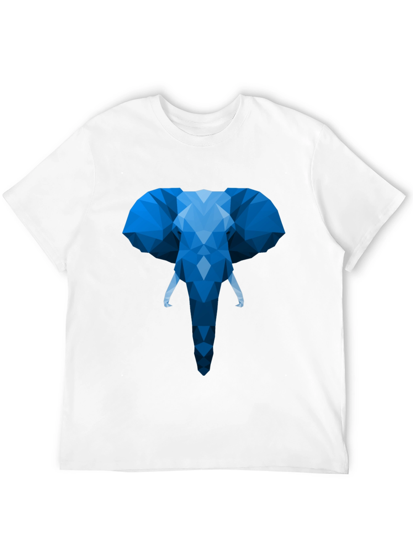 Geometric Elephant T-Shirt - Modern Design