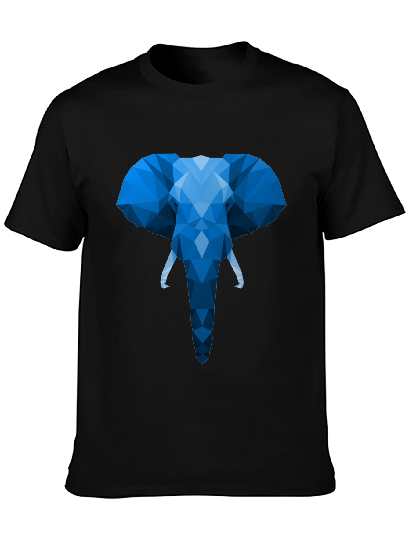 Geometric Elephant T-Shirt - Modern Design