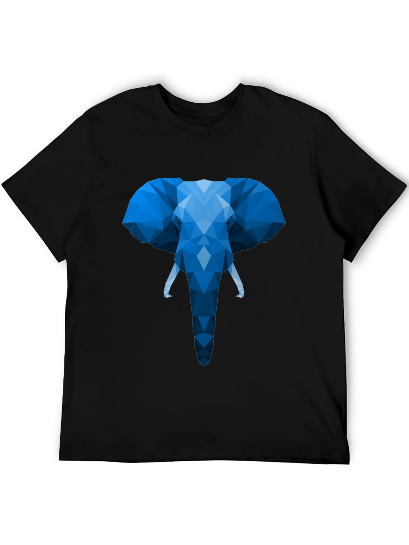 Geometric Elephant T-Shirt - Modern Design