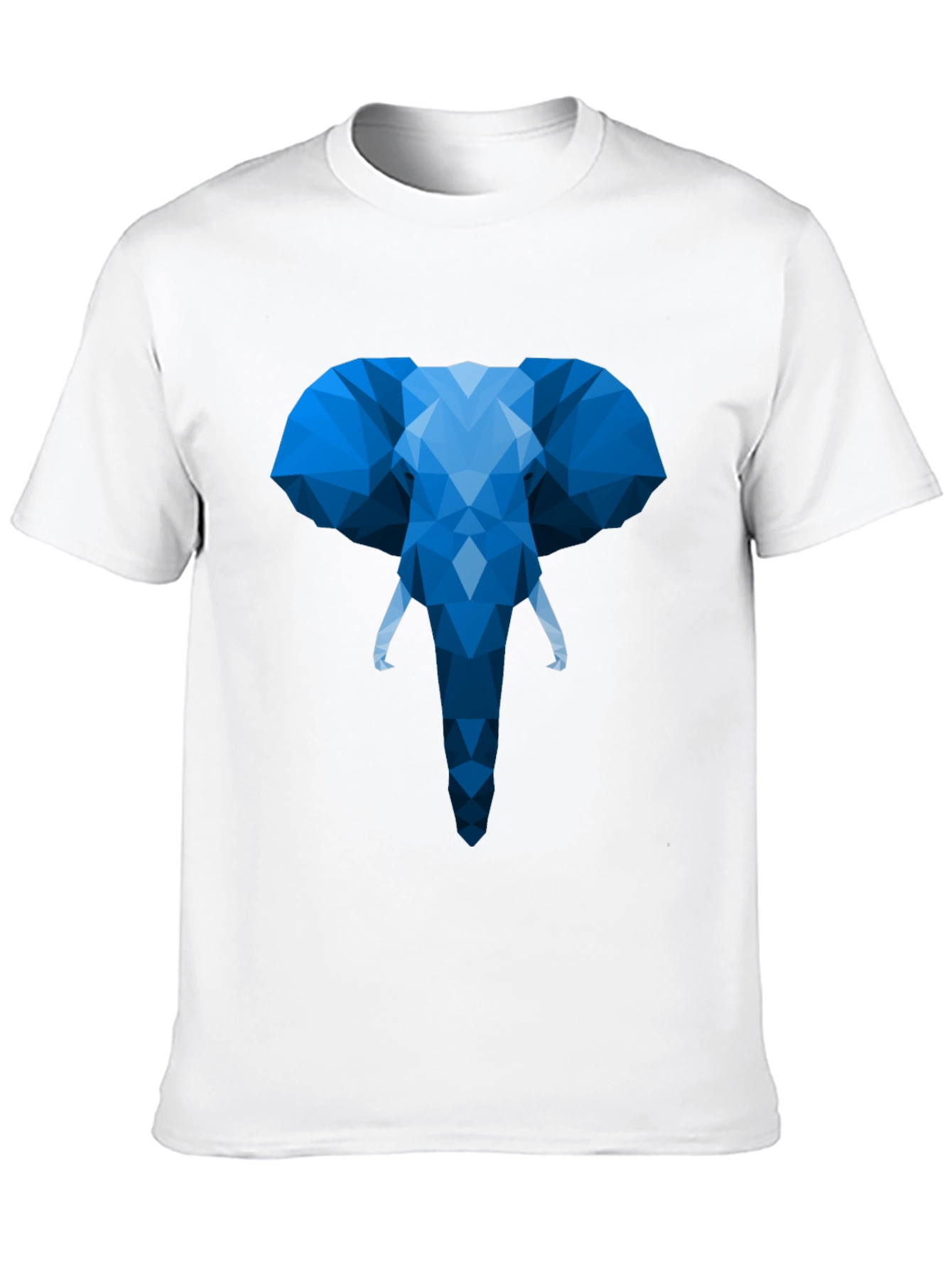 Geometric Elephant T-Shirt - Modern Design