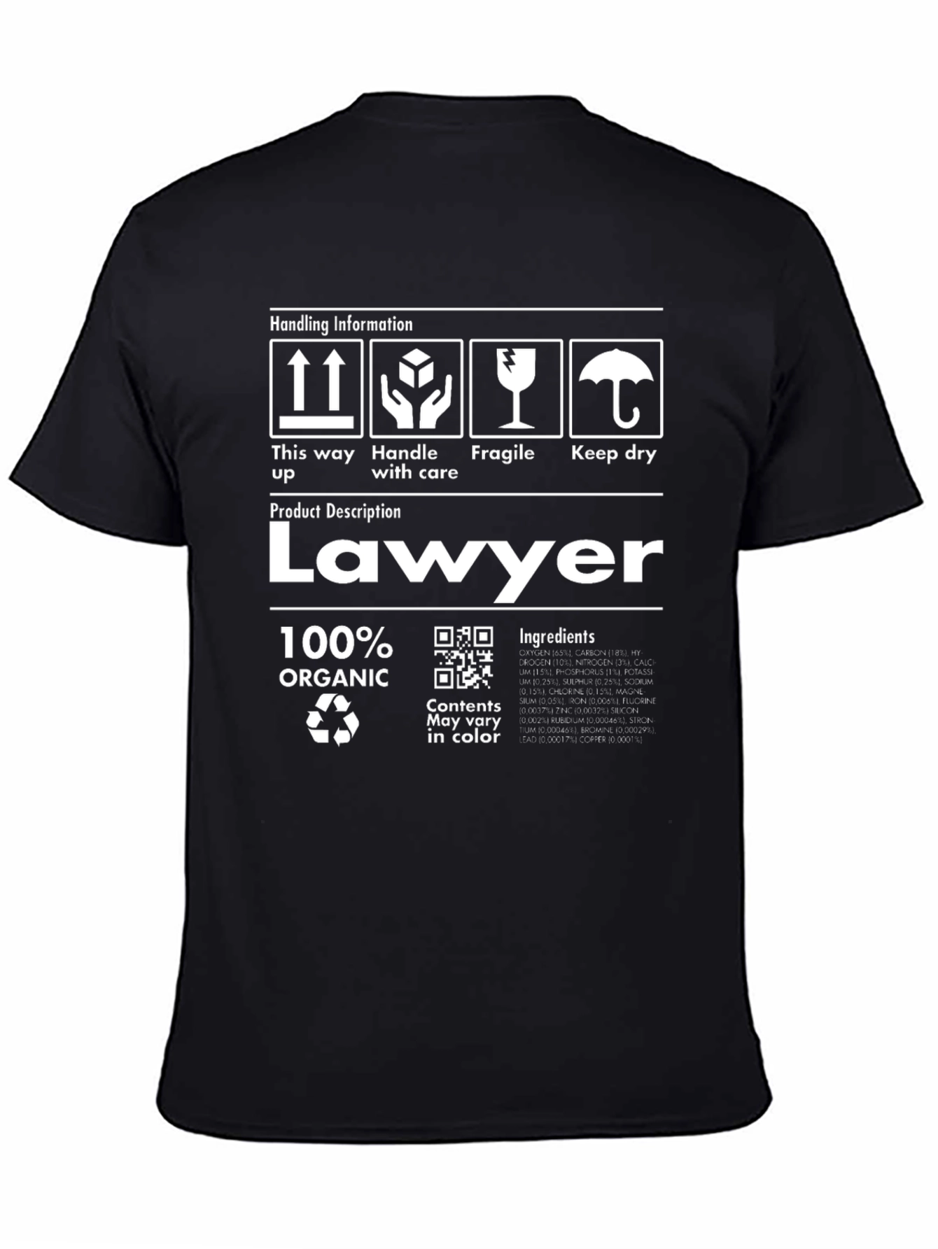Lawyer Funny T-Shirt - Handle with Care