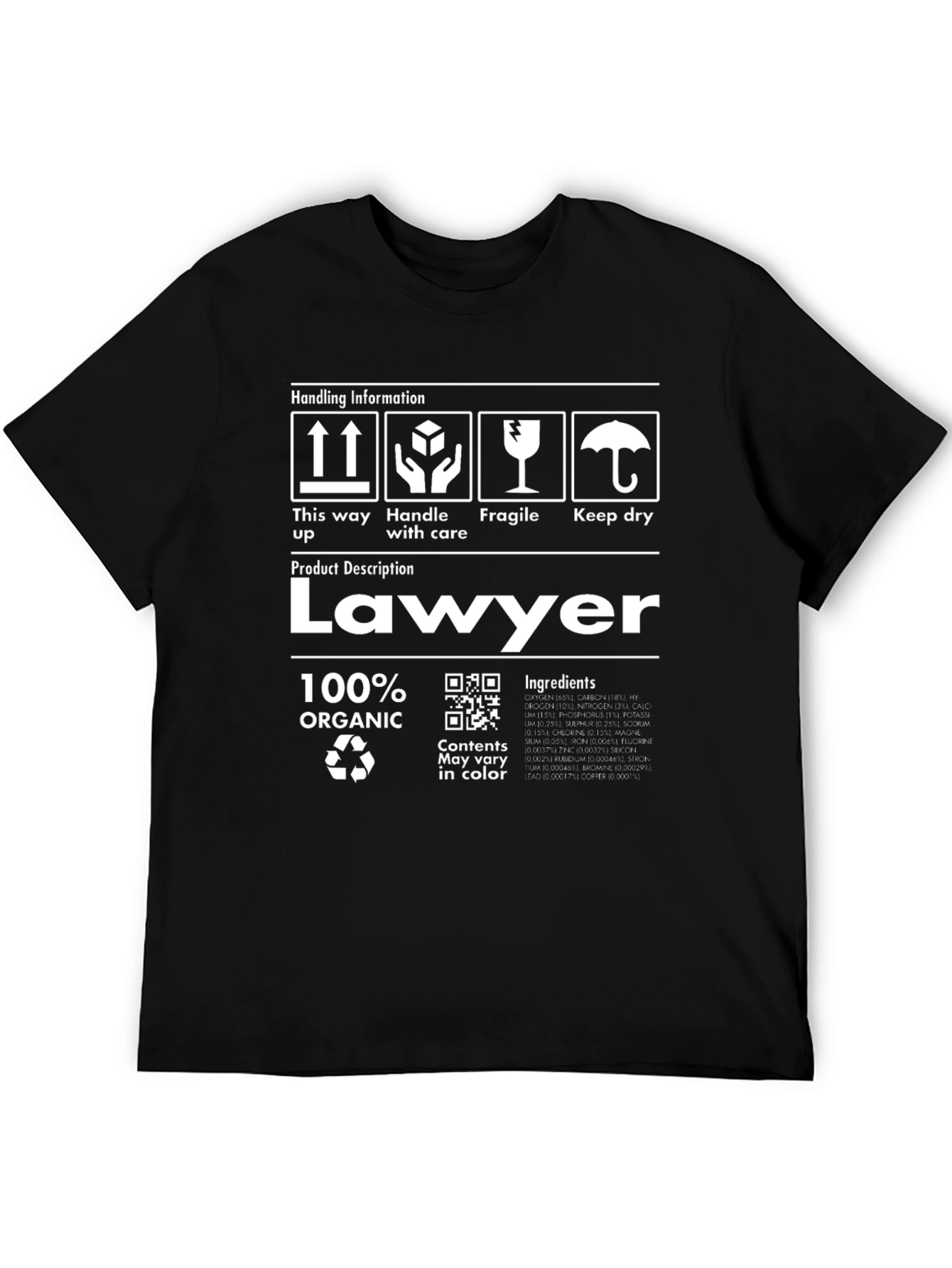 Lawyer Funny T-Shirt - Handle with Care