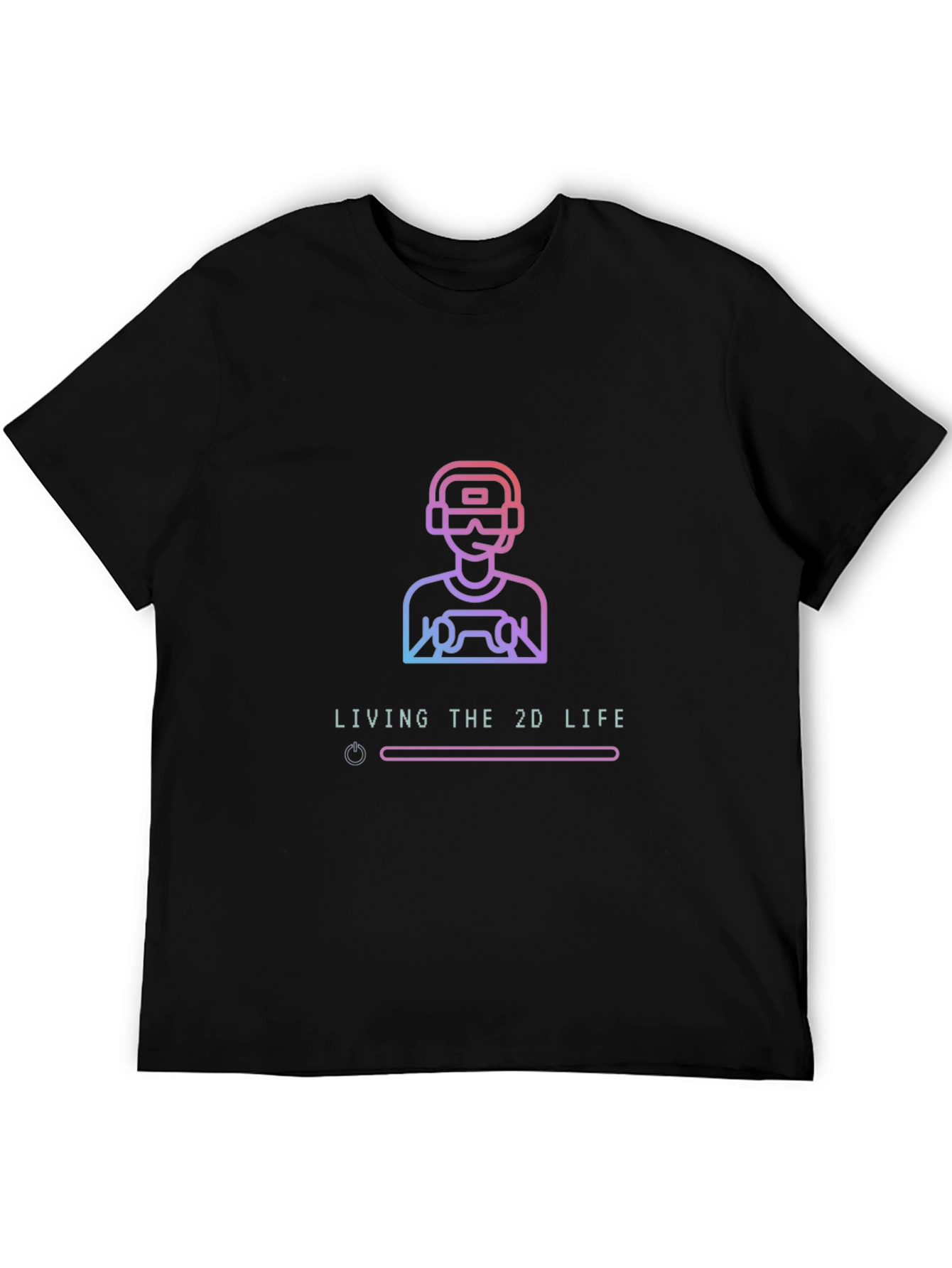 Living the 2D Life Graphic T-Shirt