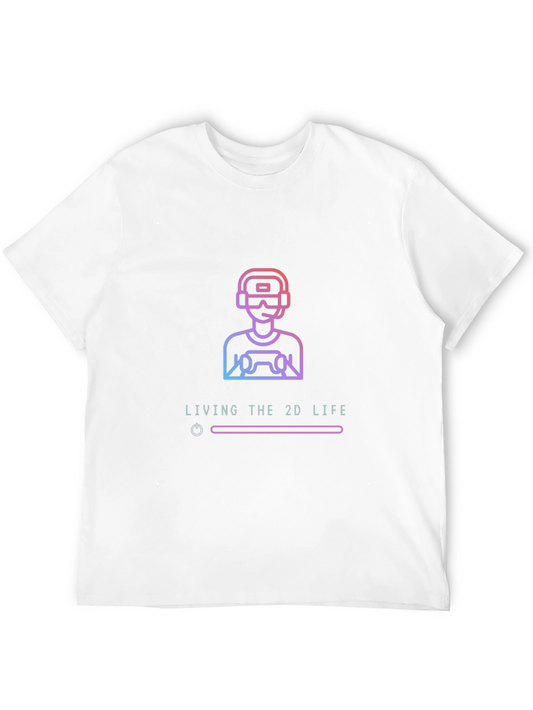 Living the 2D Life Graphic T-Shirt