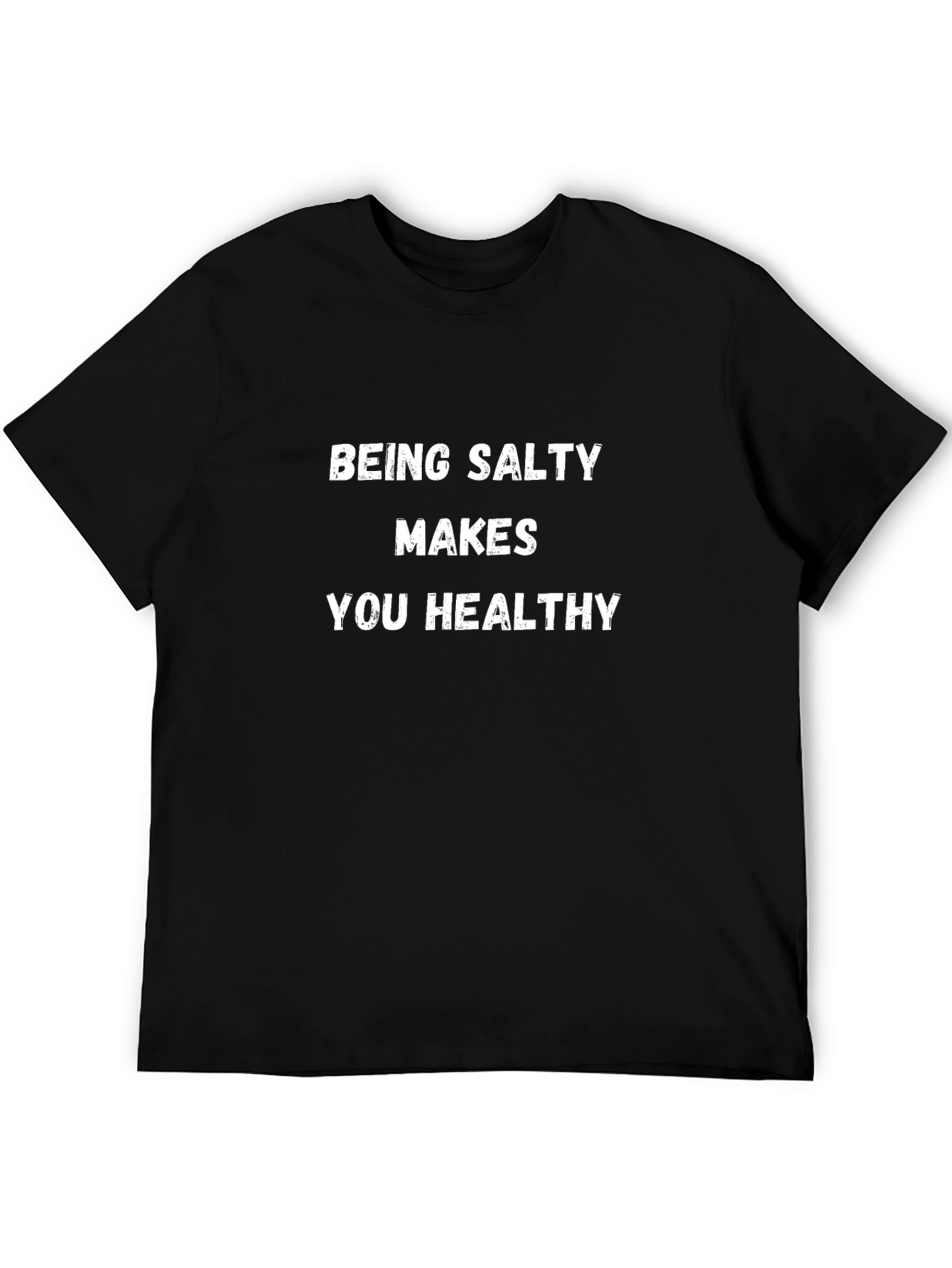 Salty Makes You Healthy Tee - Black