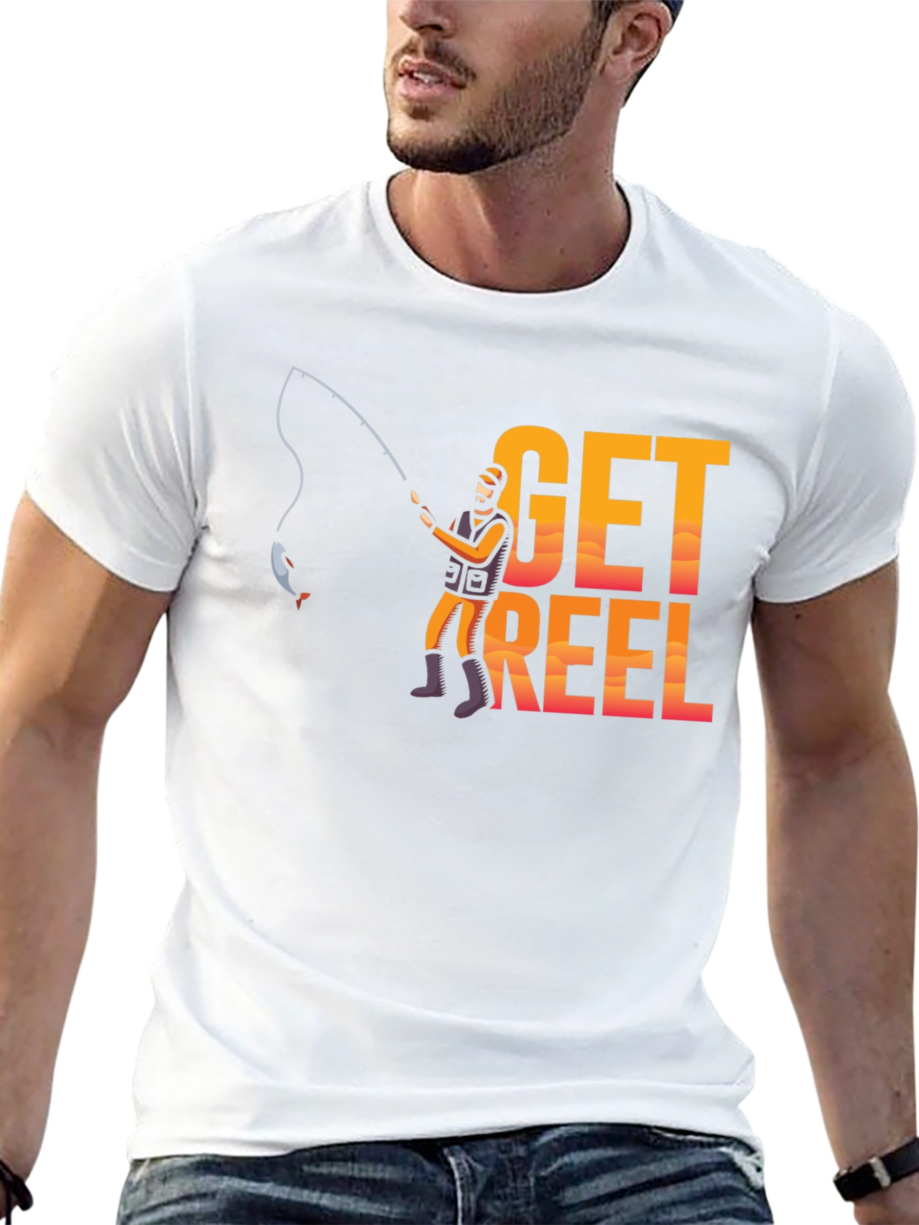 Get Reel Fishing T-Shirt - Anglers Graphic Tee