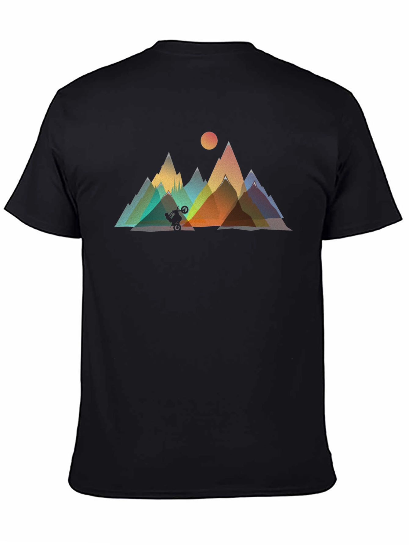Mountain Biker Graphic Tee - Black