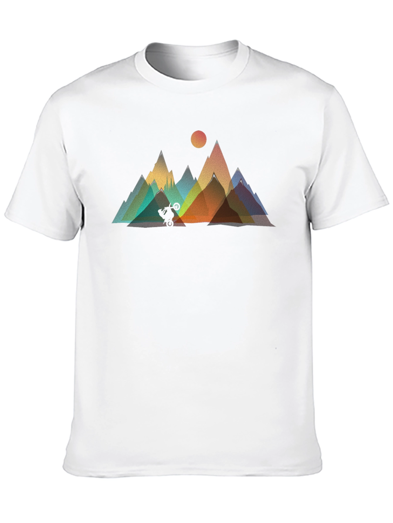 Mountain Biker Graphic Tee - Black