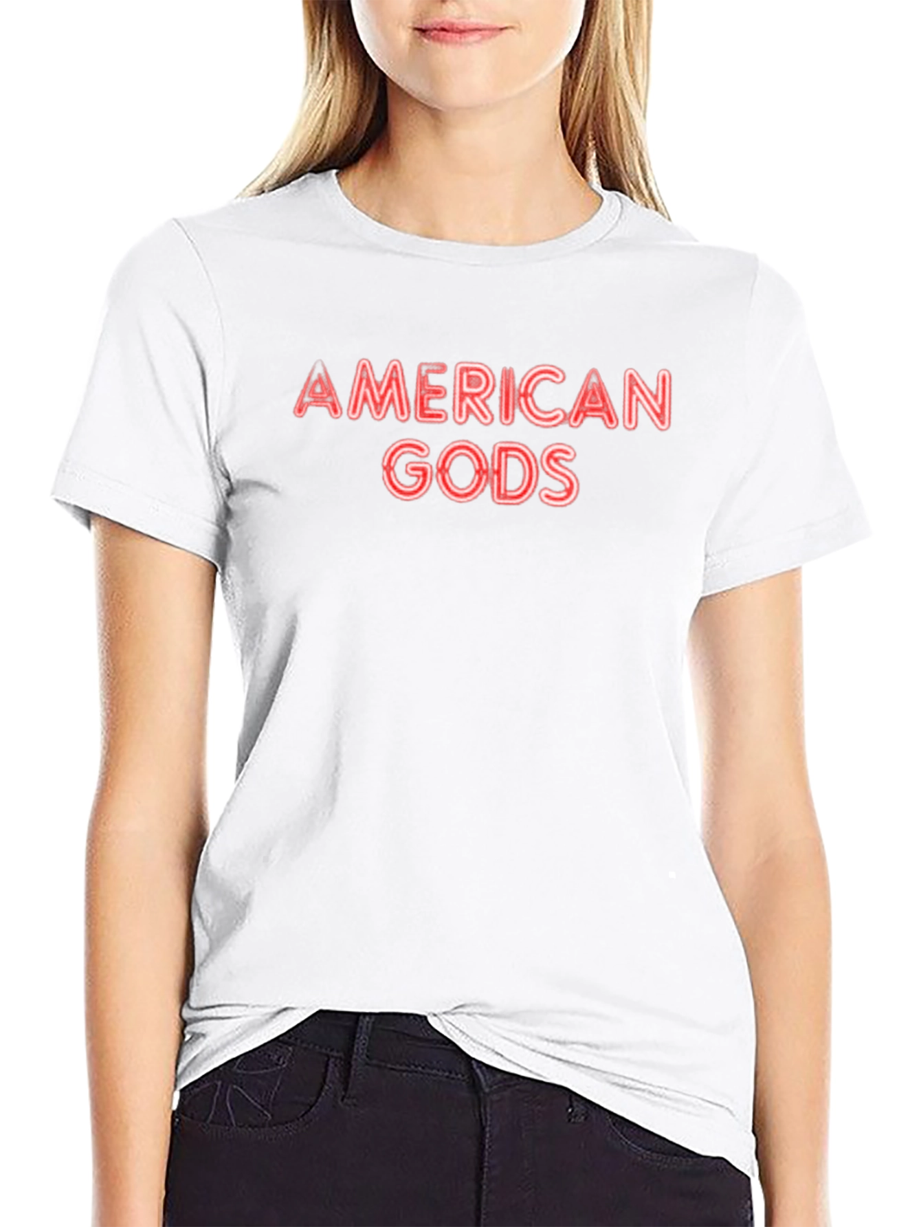 American Gods Graphic Tee - Black Novelty Shirt