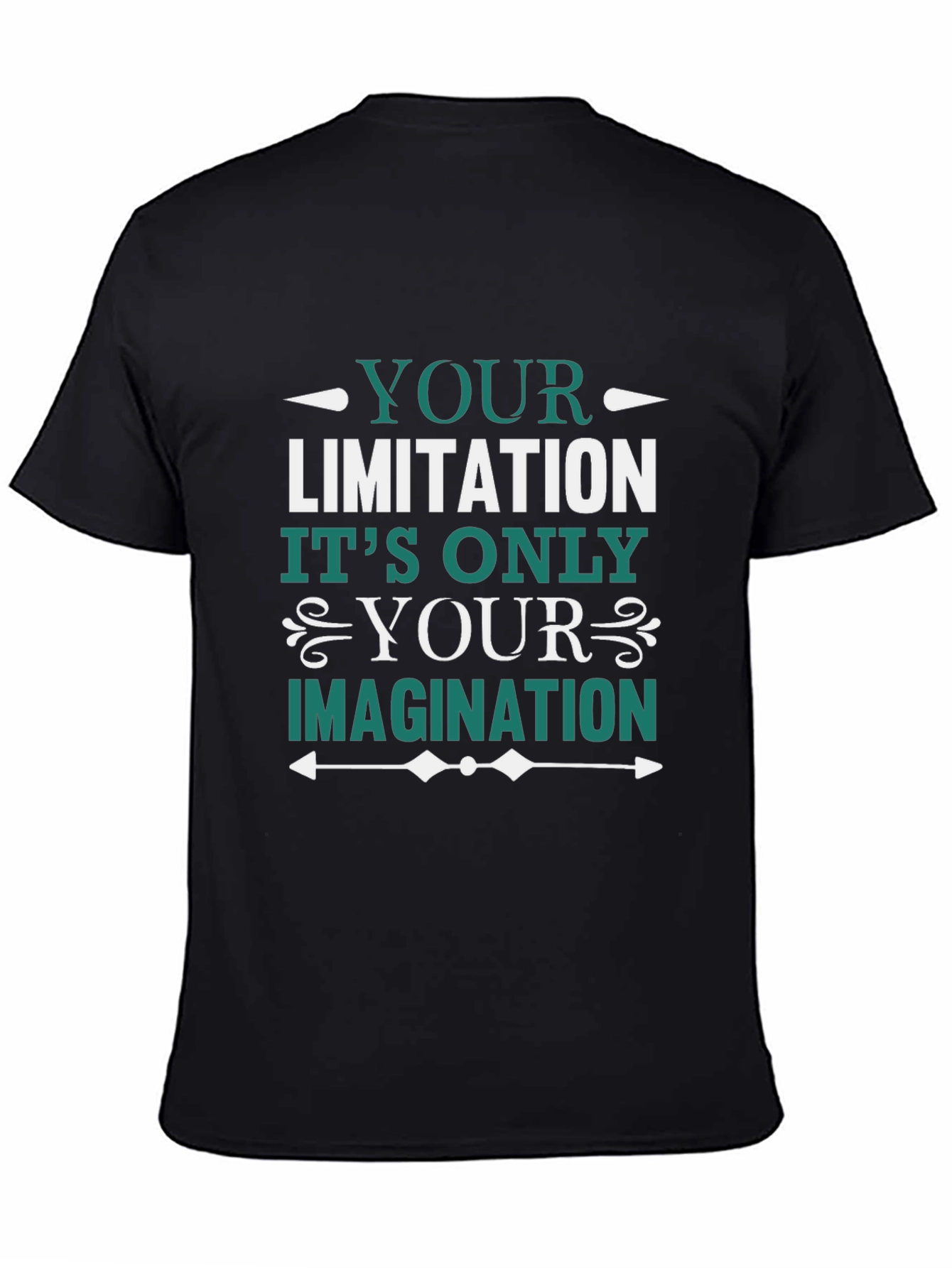 Motivational T-Shirt: Your Limitation is Your Imagination