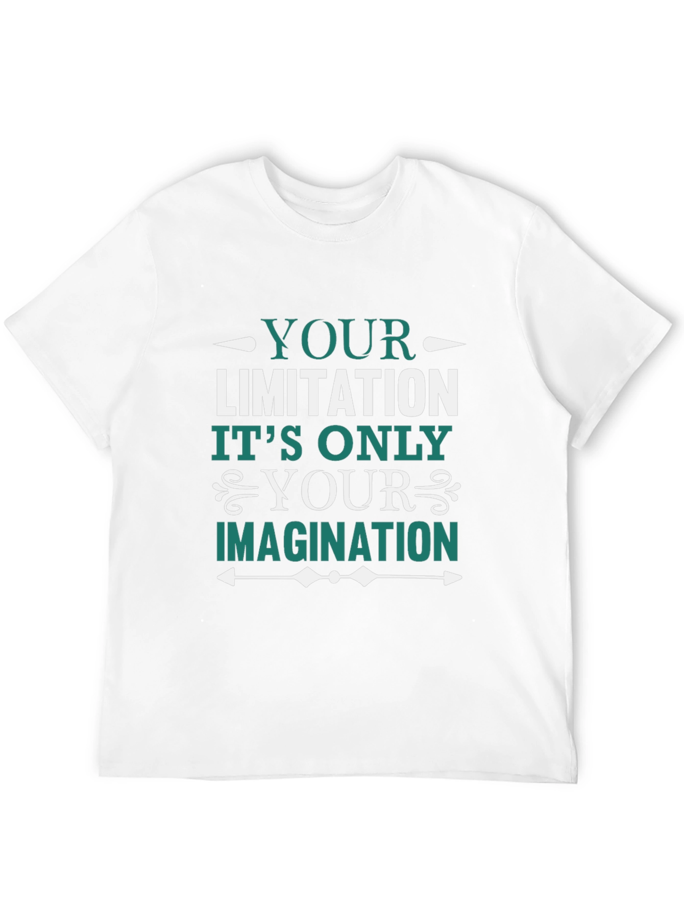 Motivational T-Shirt: Your Limitation is Your Imagination