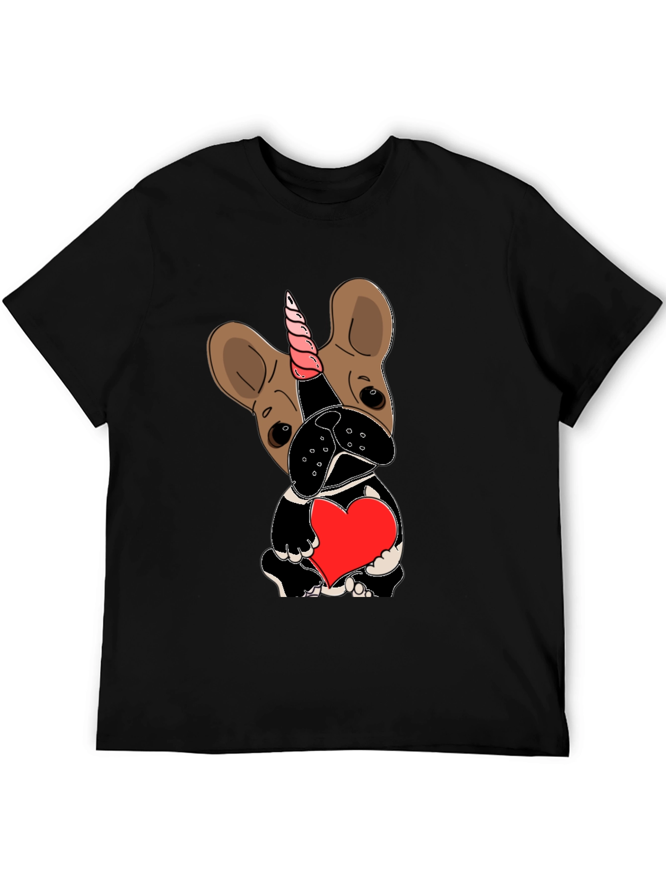 Unicorn Dog Heart Graphic Tee