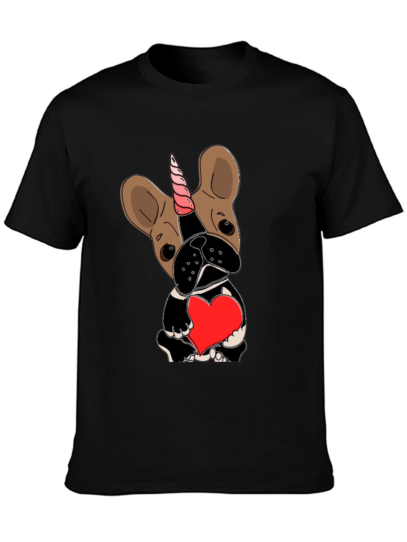 Unicorn Dog Heart Graphic Tee