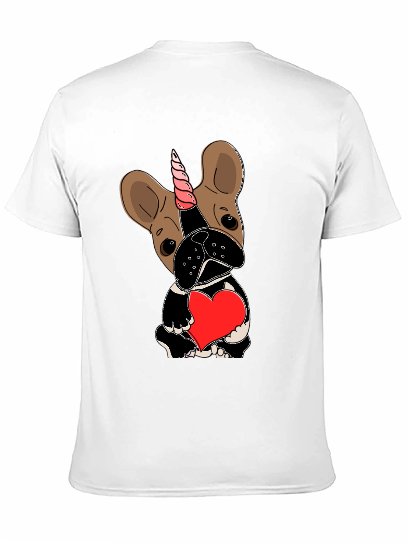 Unicorn Dog Heart Graphic Tee