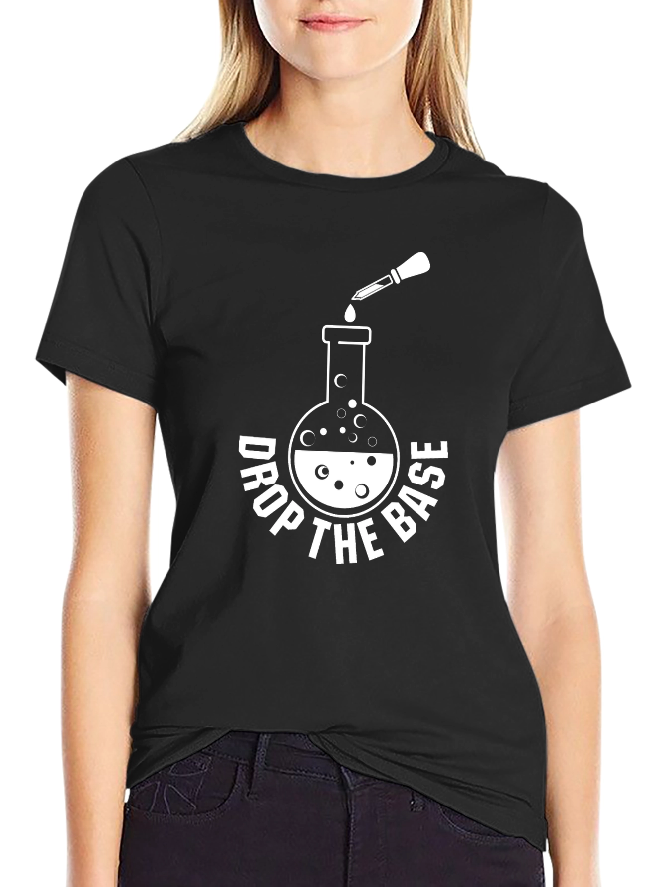 Drop the Base Science T-Shirt - Funny Chemistry Tee