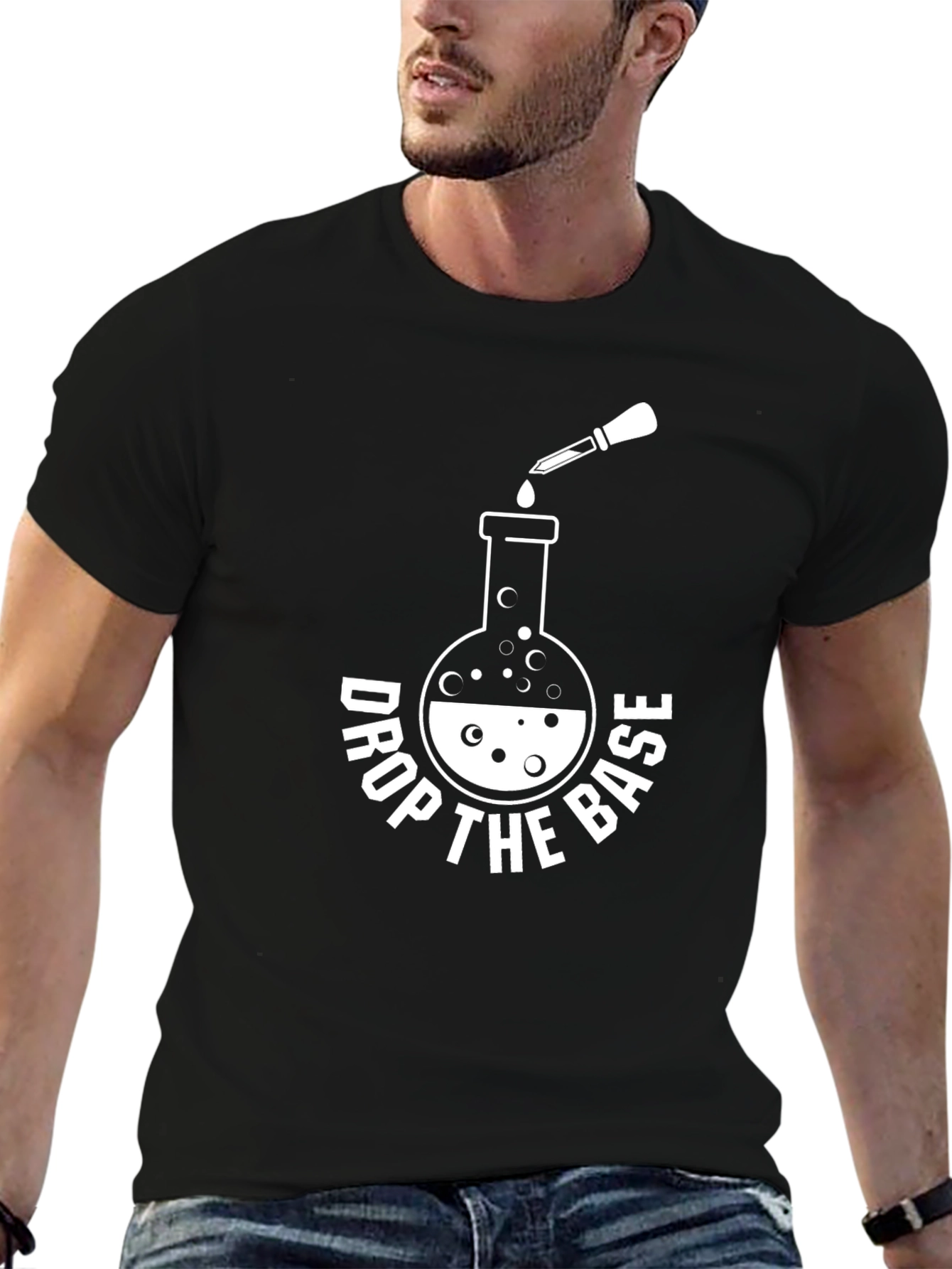 Drop the Base Science T-Shirt - Funny Chemistry Tee