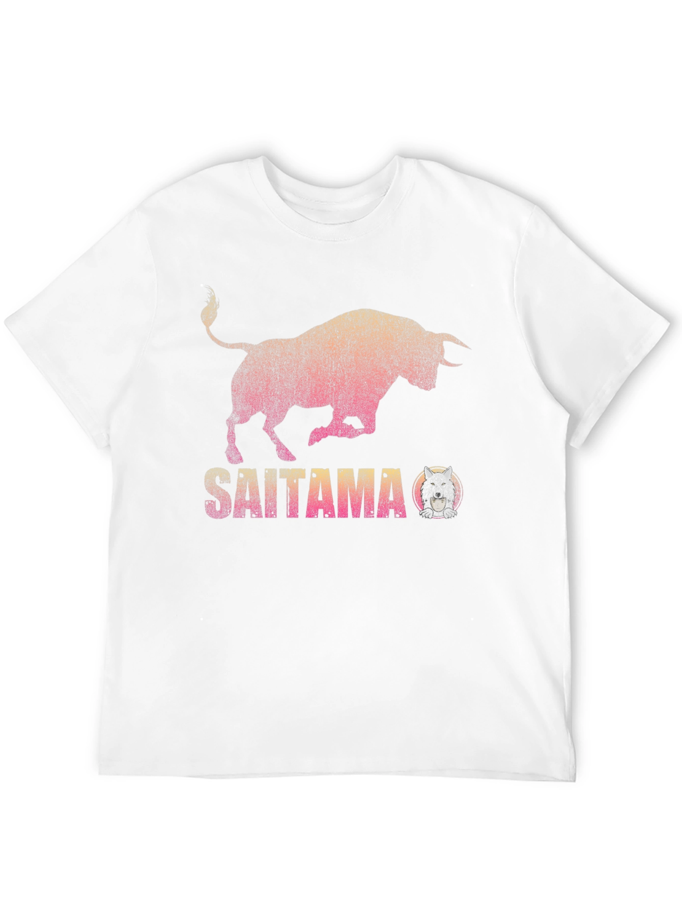 Saitama Bull Graphic Tee - Stylish Black T-Shirt