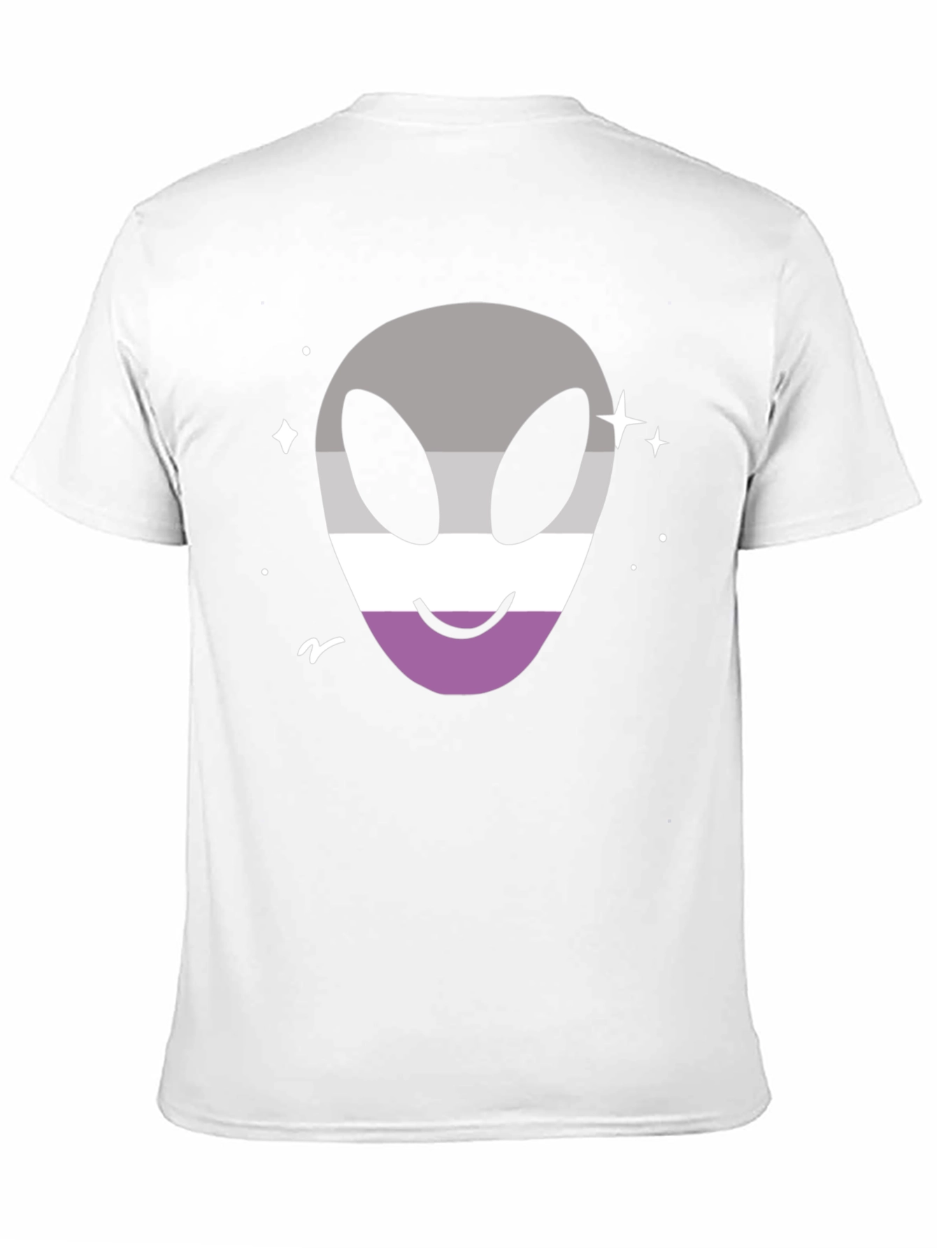 Asexual Pride Alien T-Shirt - Black
