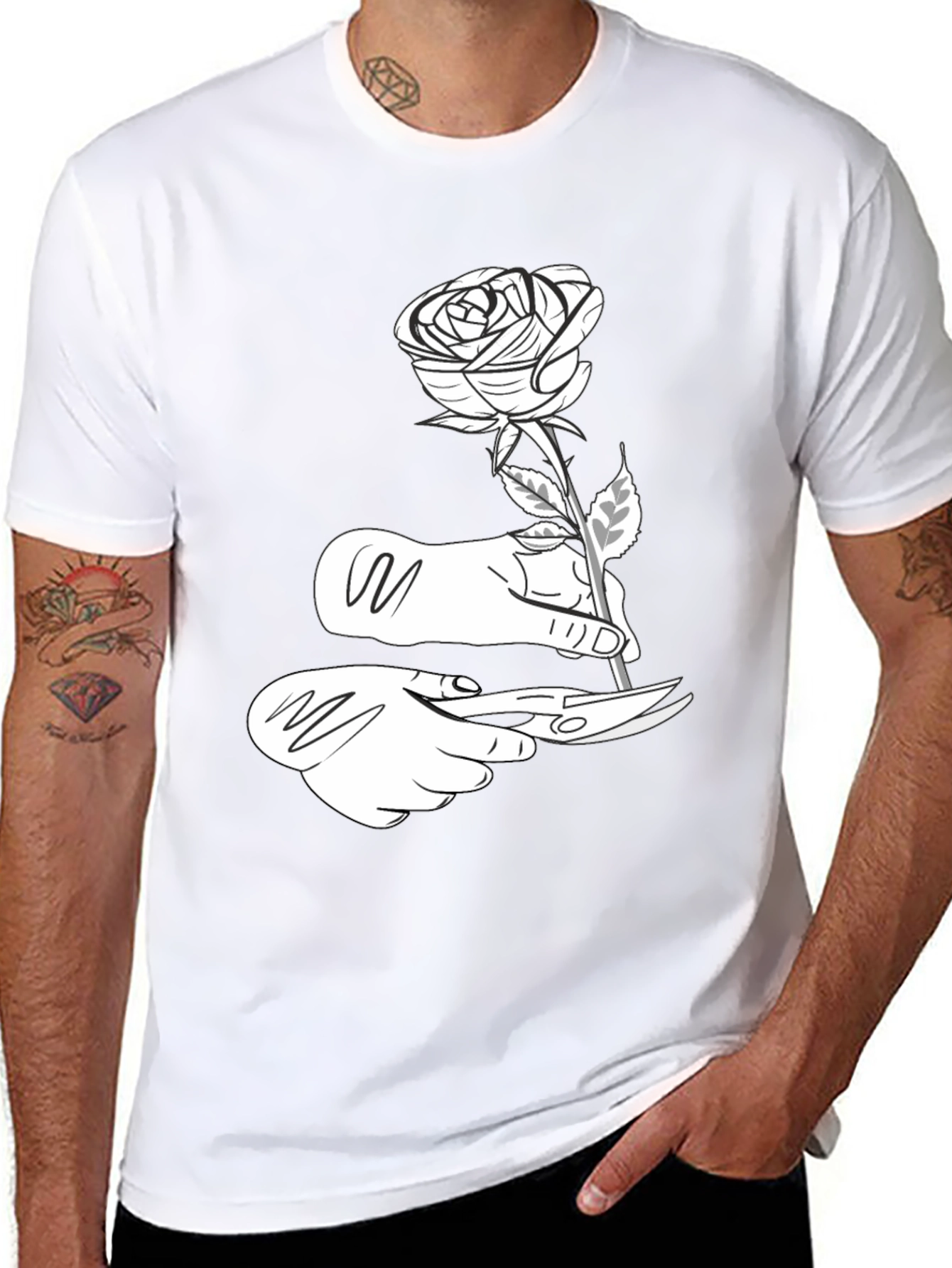 Rose Cut T-Shirt
