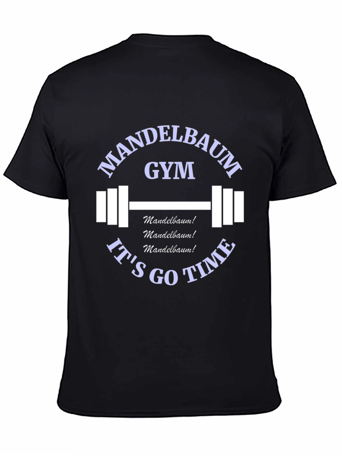 Mandelbaum Gym Black Graphic T-Shirt