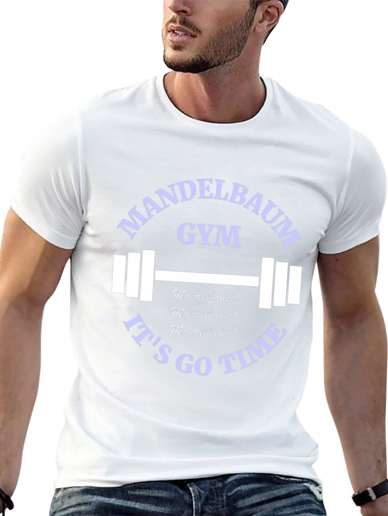 Mandelbaum Gym Black Graphic T-Shirt