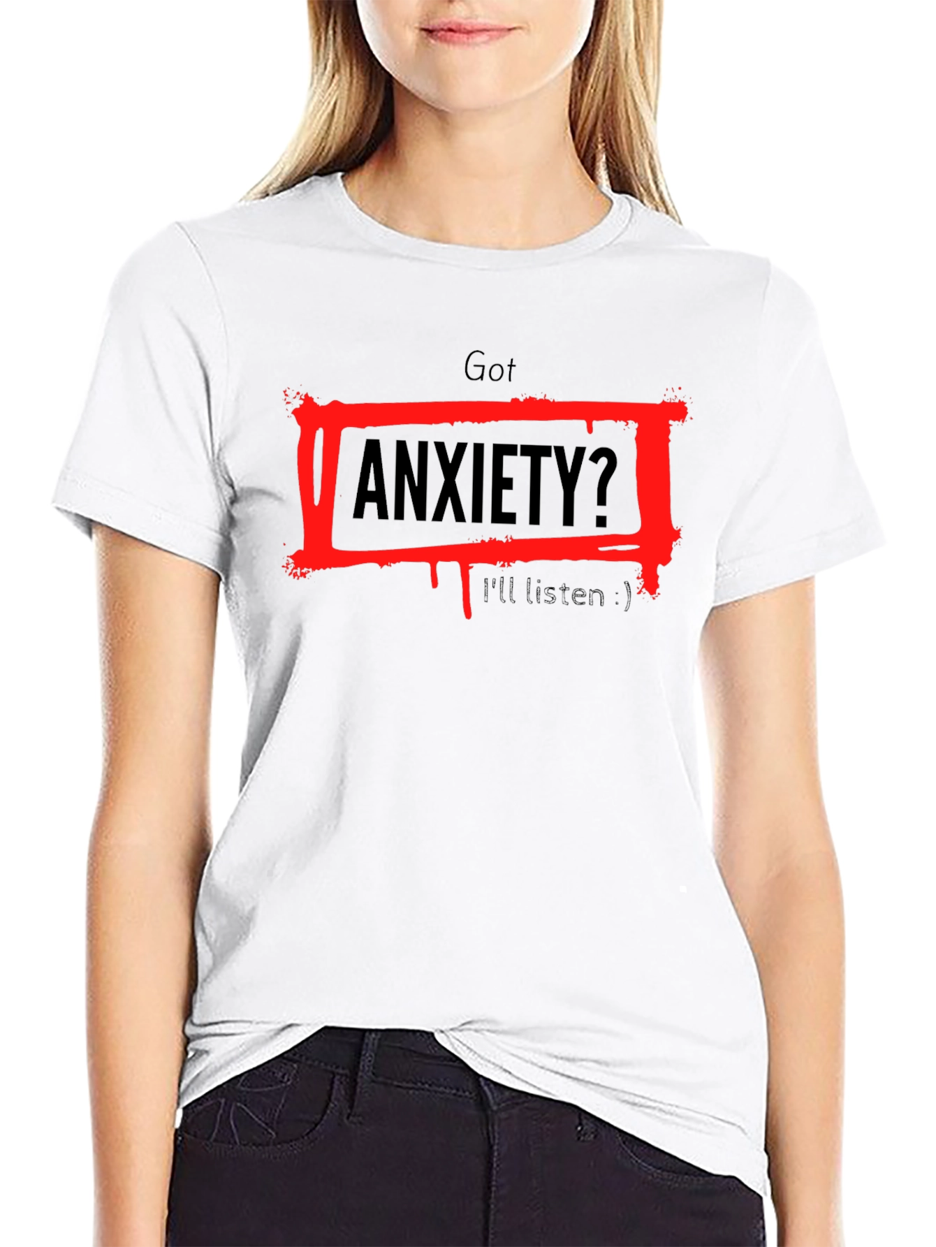 Got Anxiety? T-Shirt - Black Graphic Tee