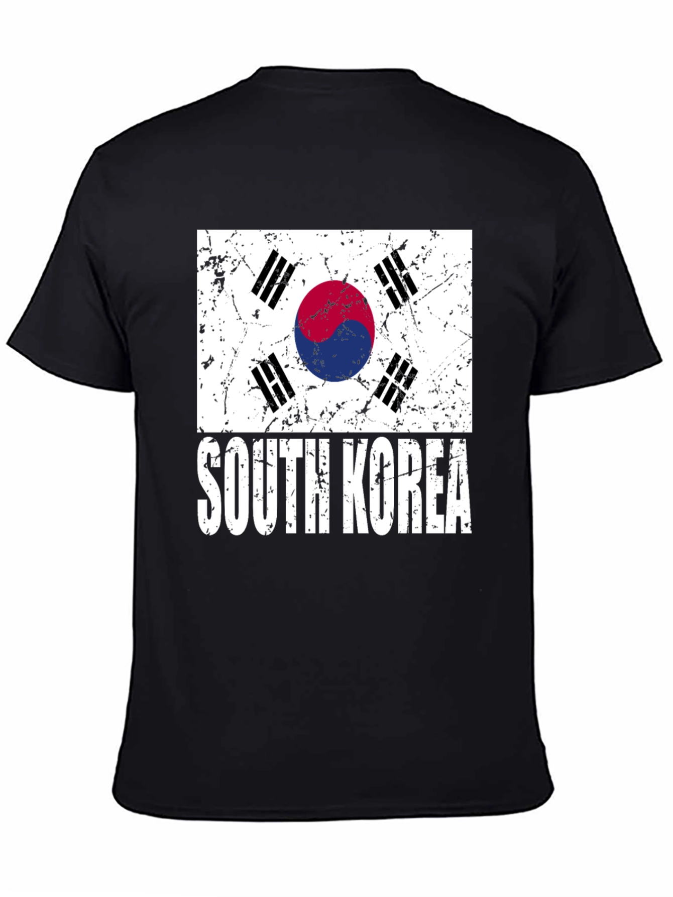 South Korea Flag Graphic T-Shirt