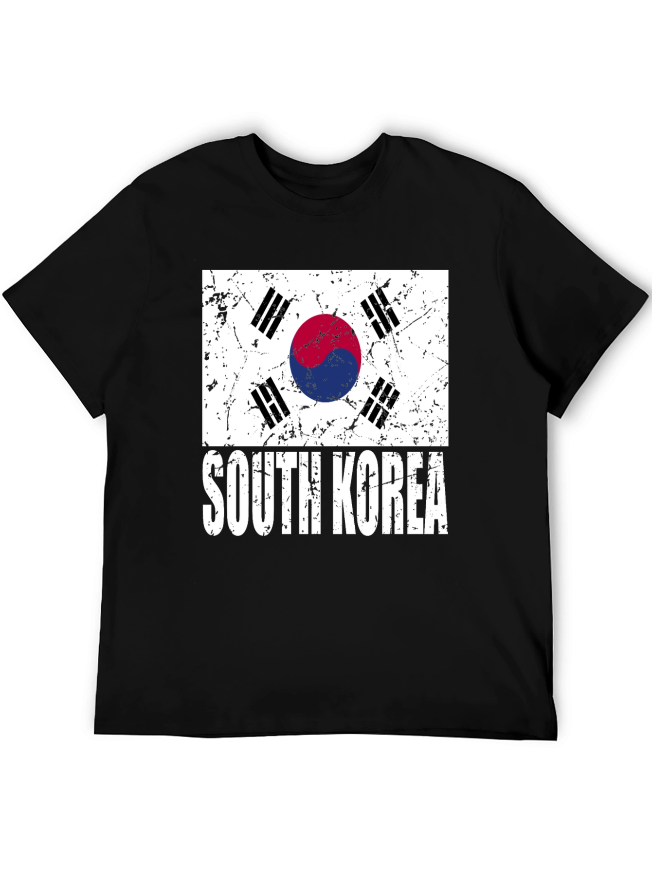 South Korea Flag Graphic T-Shirt