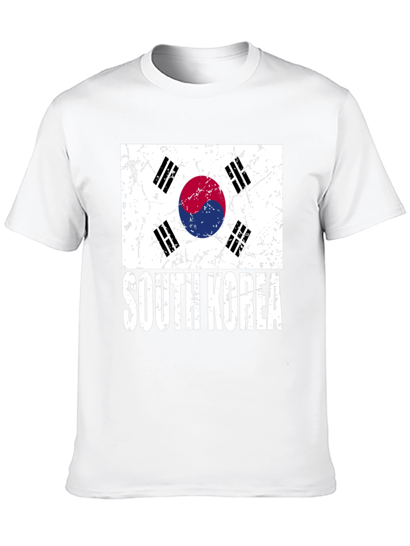 South Korea Flag Graphic T-Shirt