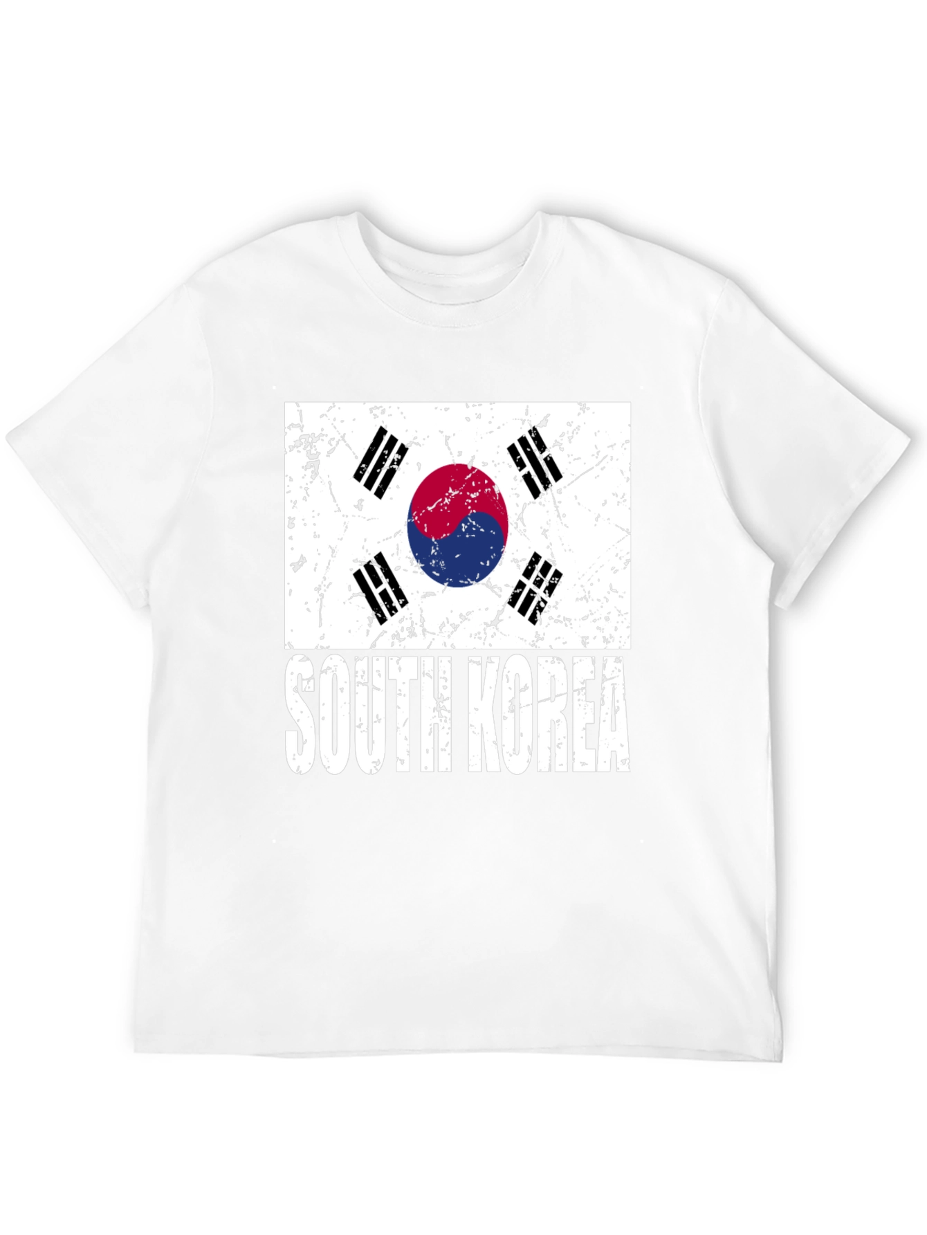 South Korea Flag Graphic T-Shirt