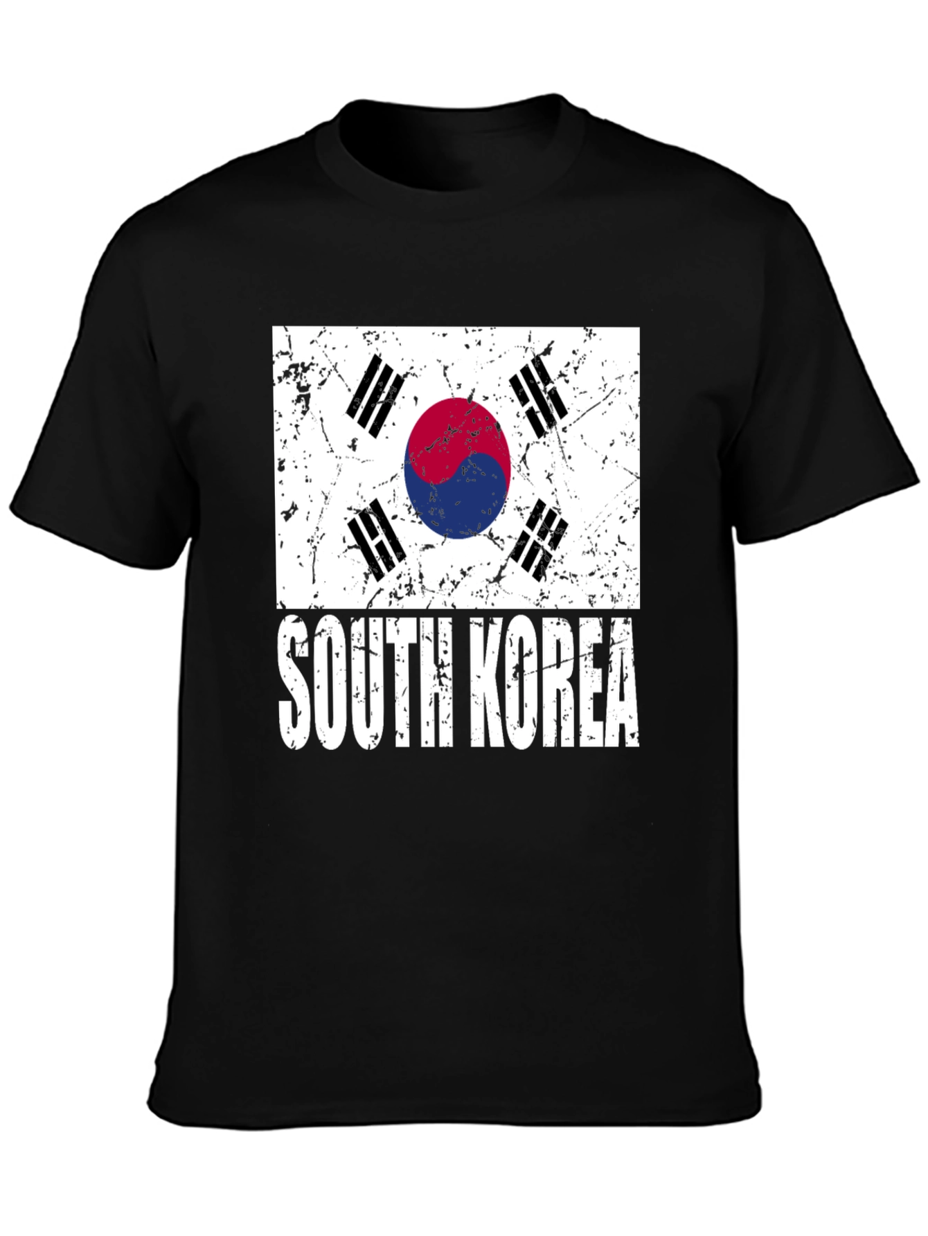 South Korea Flag Graphic T-Shirt
