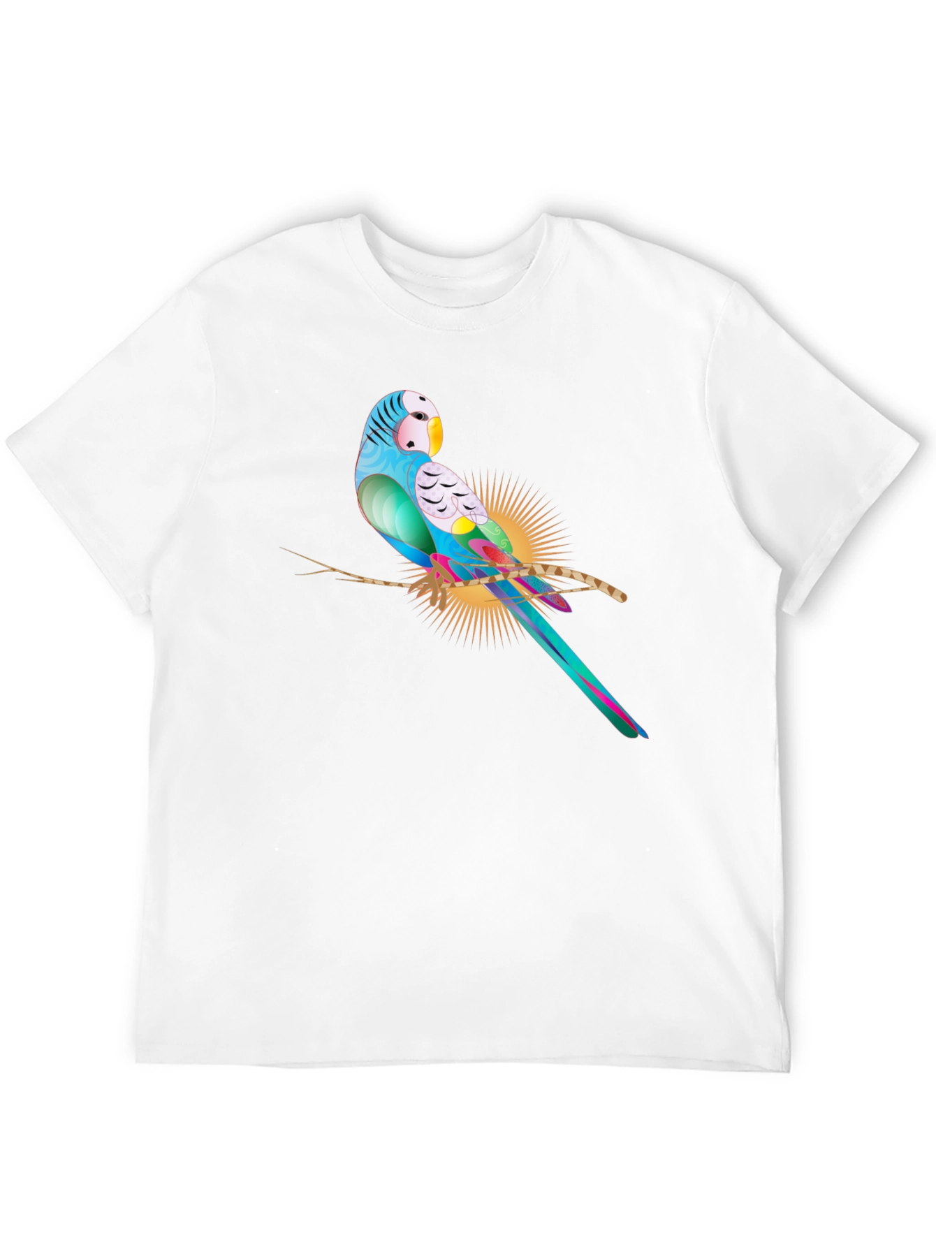 Parrot Graphic T-Shirt - Stylish Bird Lover Tee