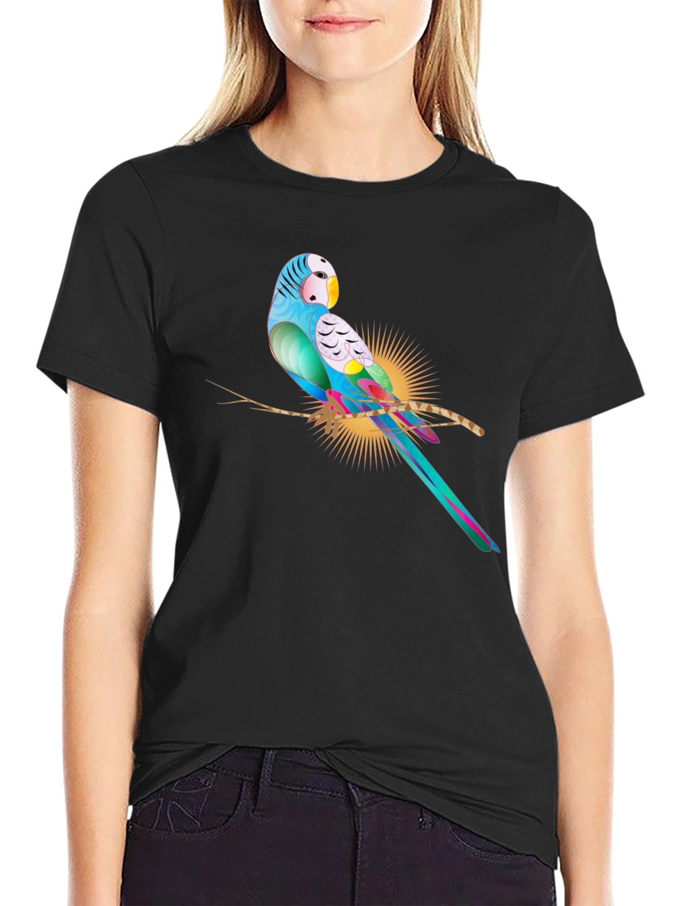 Parrot Graphic T-Shirt - Stylish Bird Lover Tee