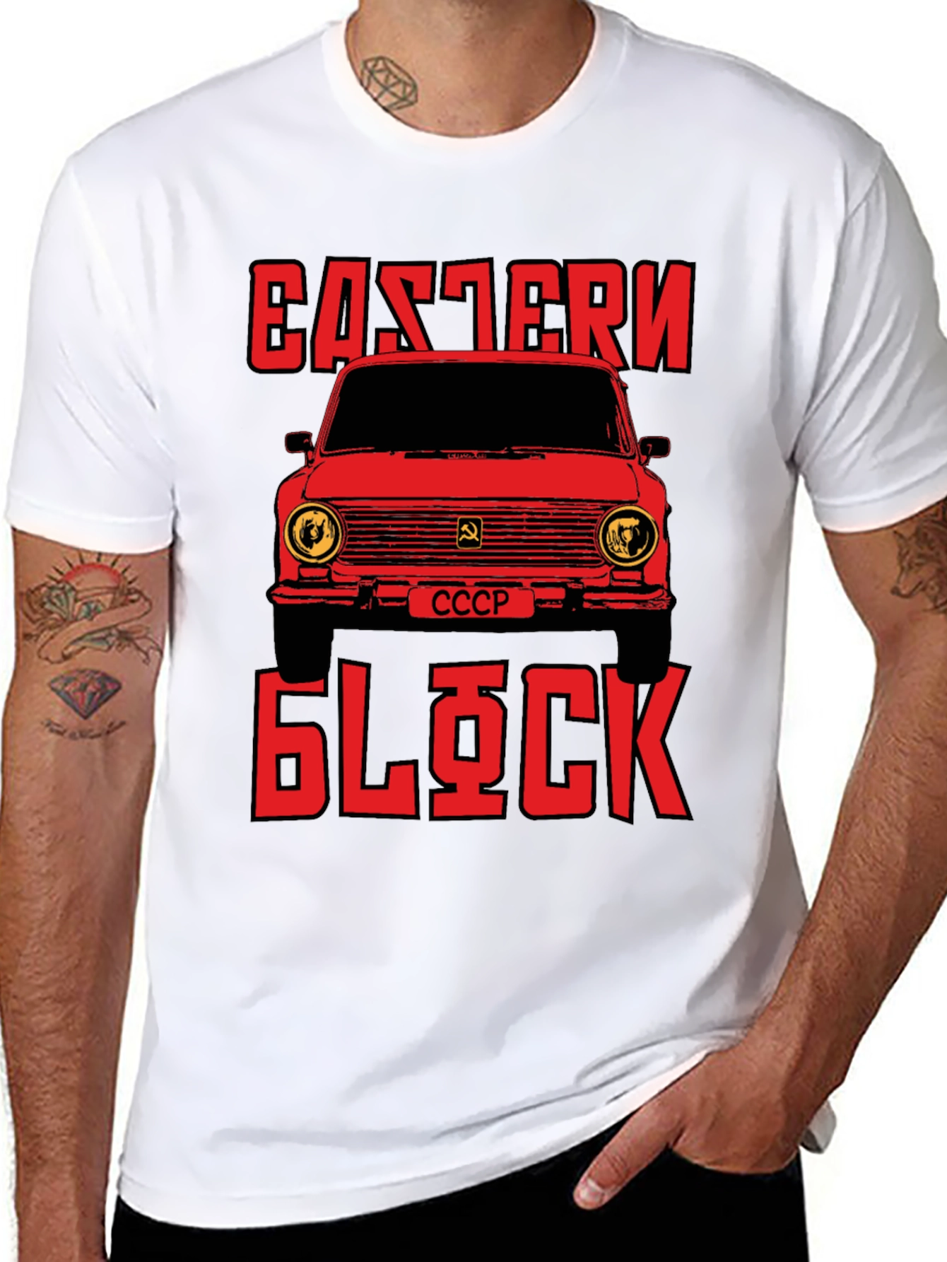 Eastern Block Car T-Shirt - USSR Retro Design