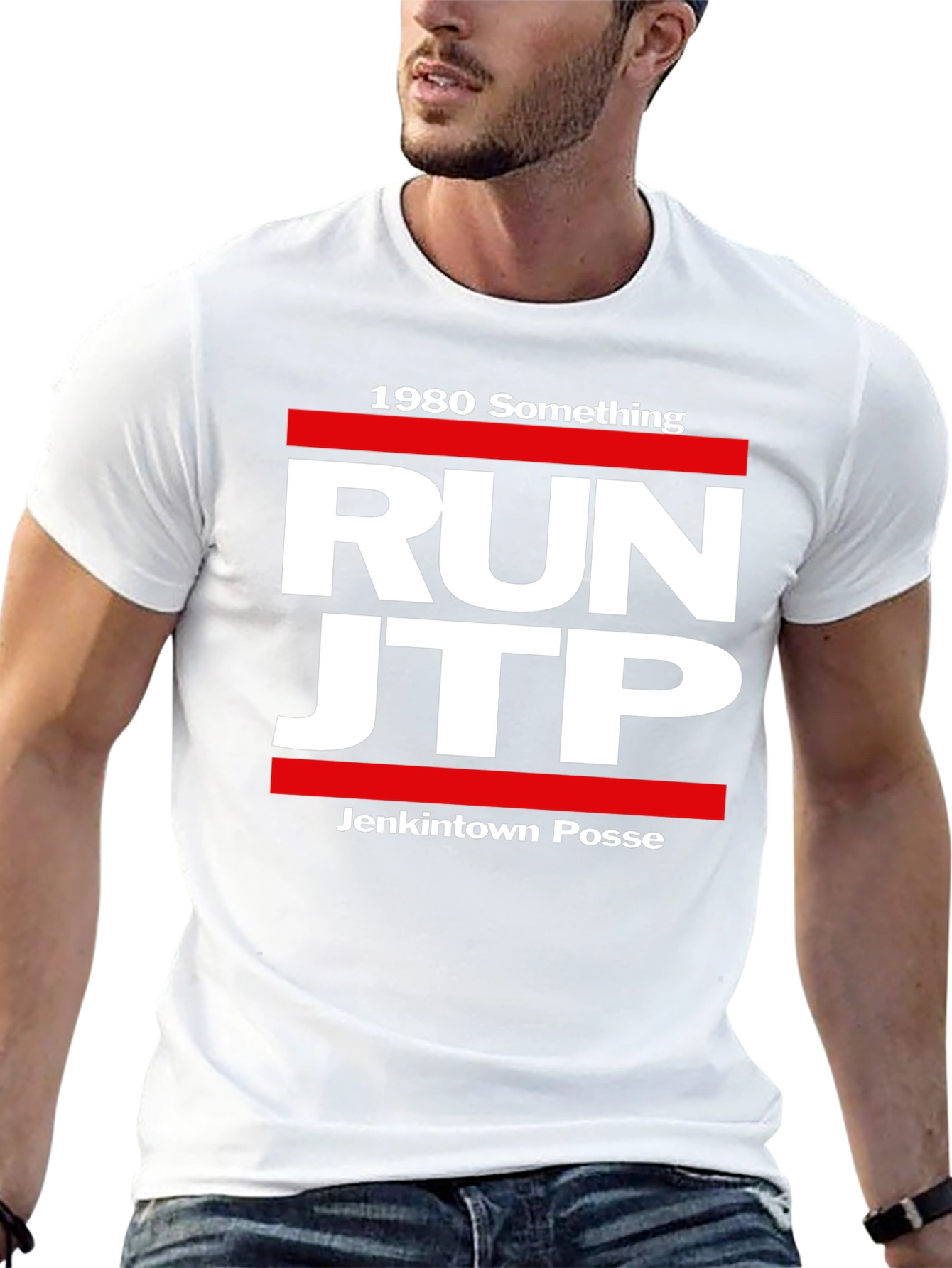 1980 Something Run JTP Black T-Shirt