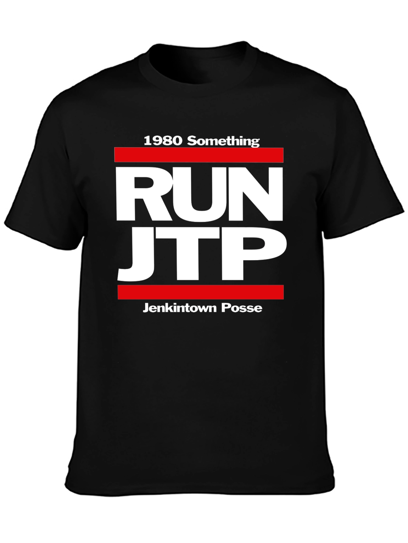 1980 Something Run JTP Black T-Shirt