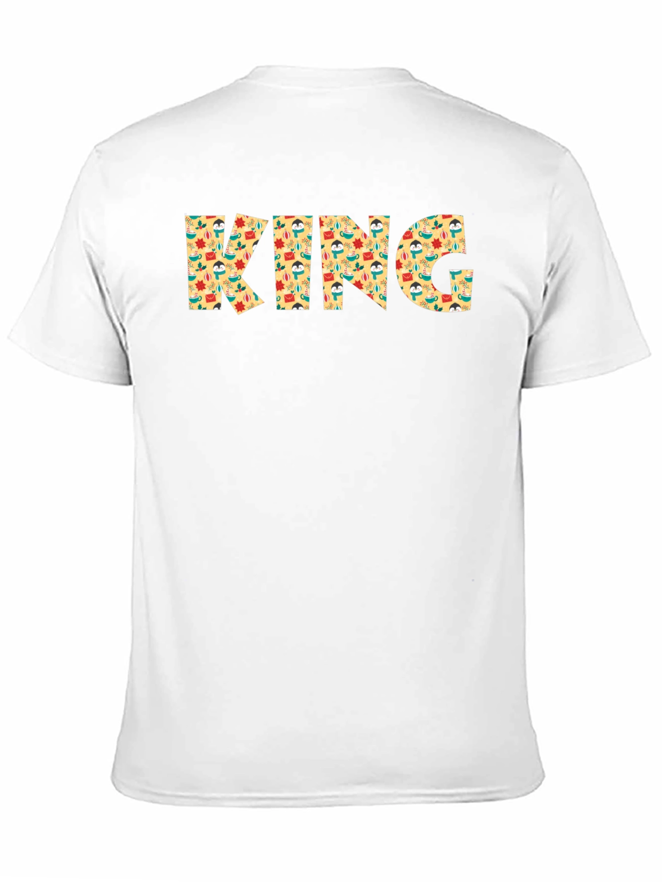 King Patterned Graphic Mens T-Shirt