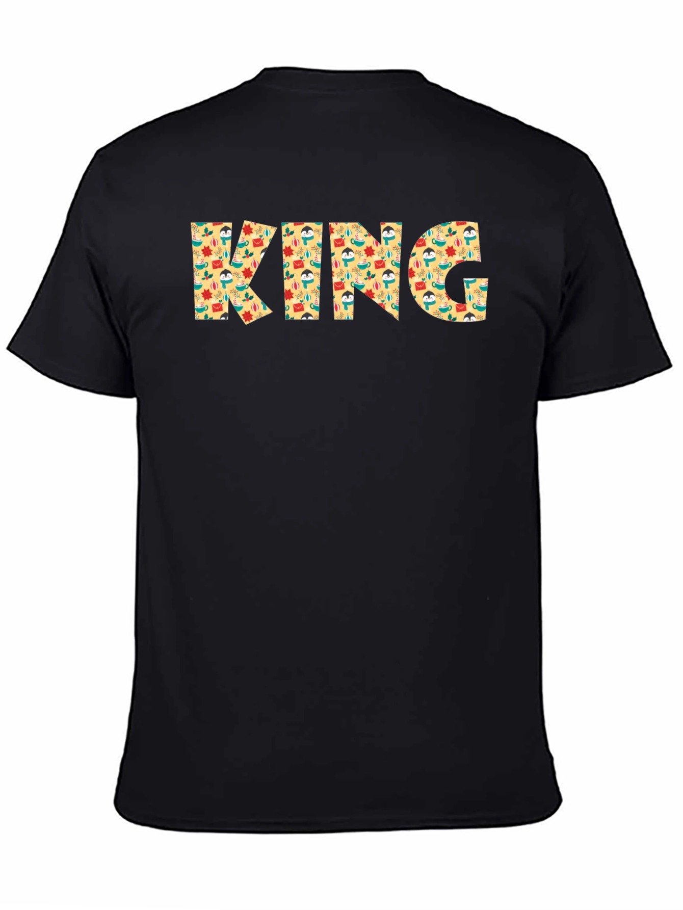 King Patterned Graphic Mens T-Shirt