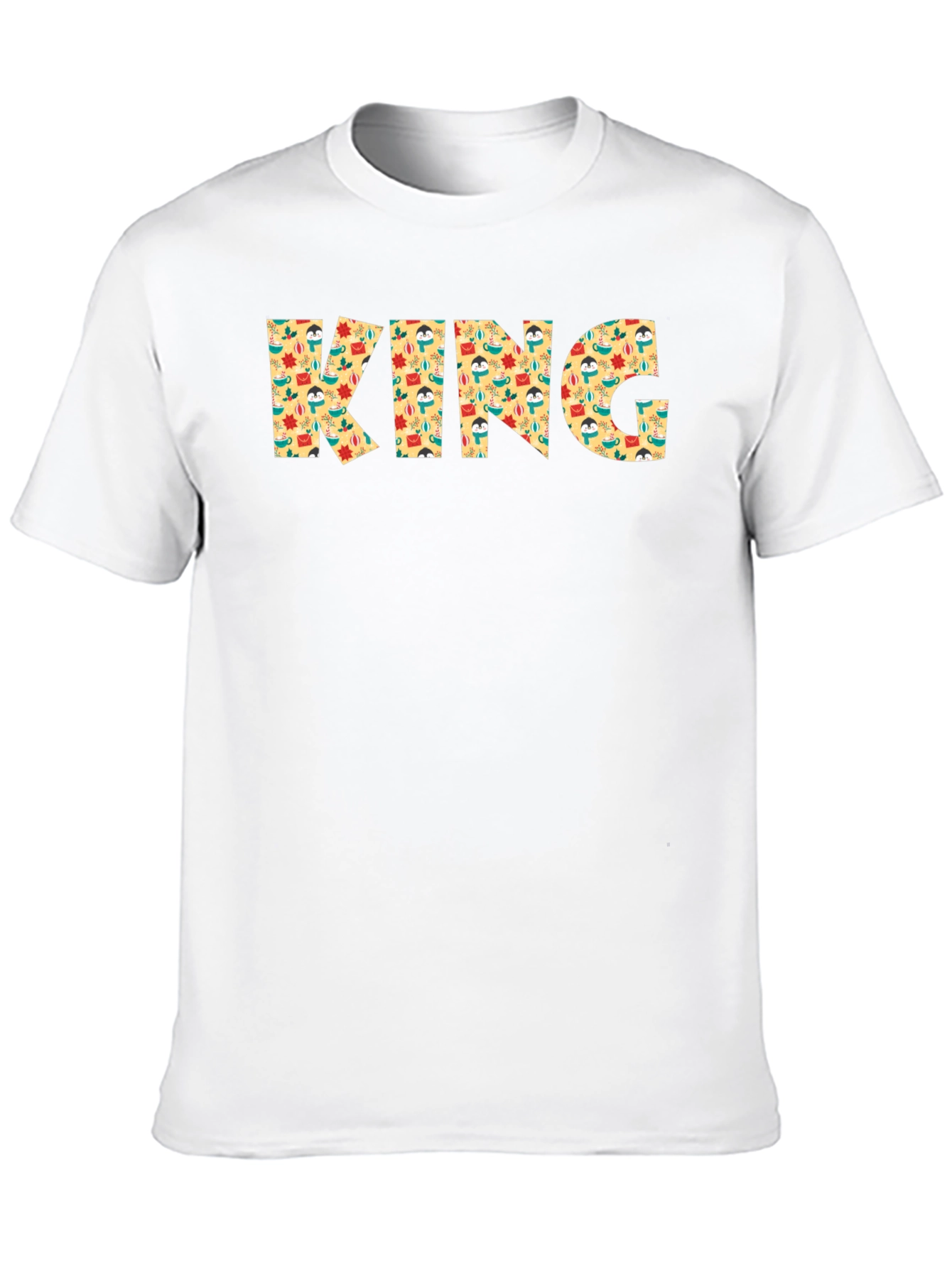 King Patterned Graphic Mens T-Shirt