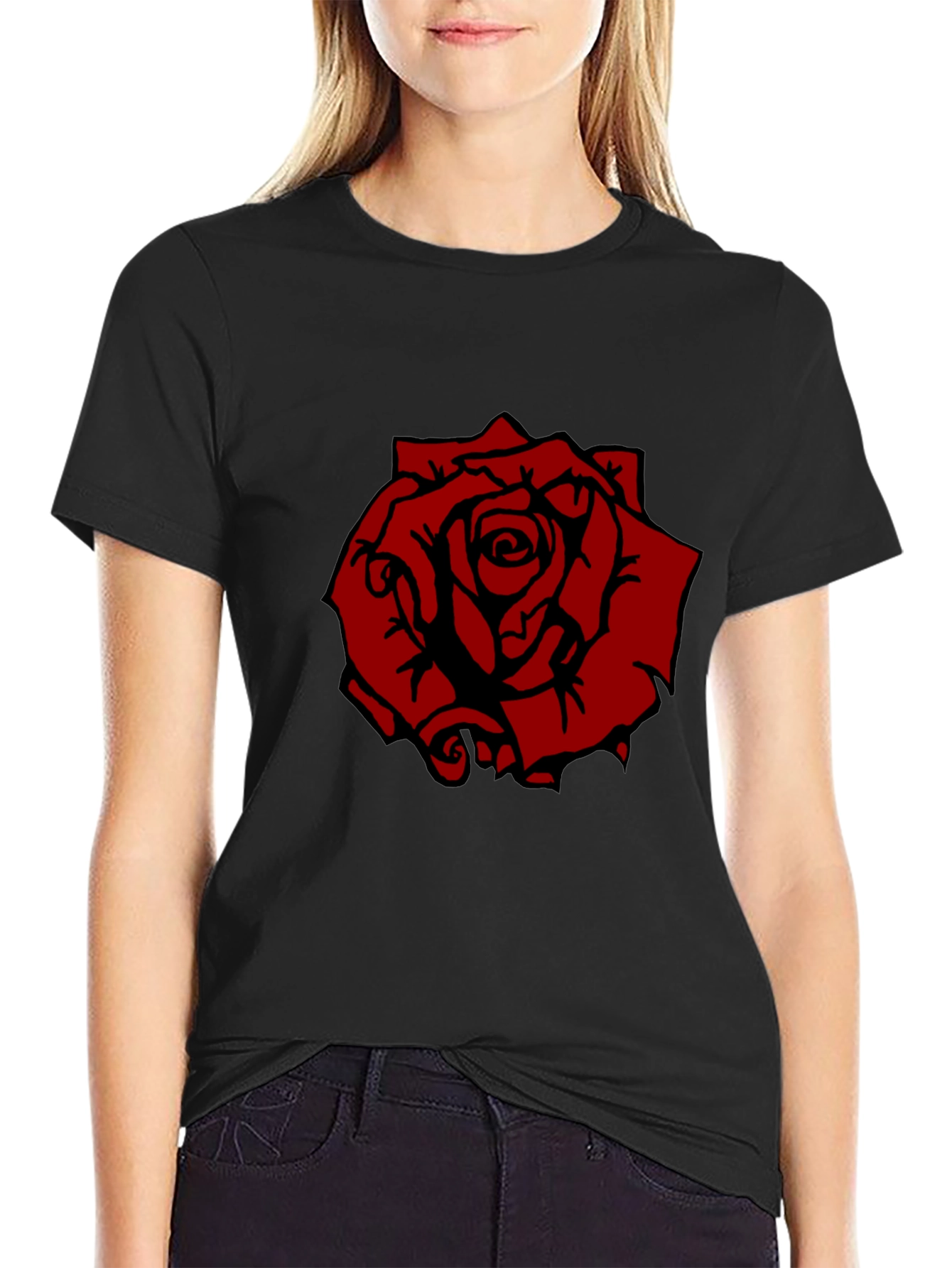 Rose Graphic Tee - Modern Streetwear