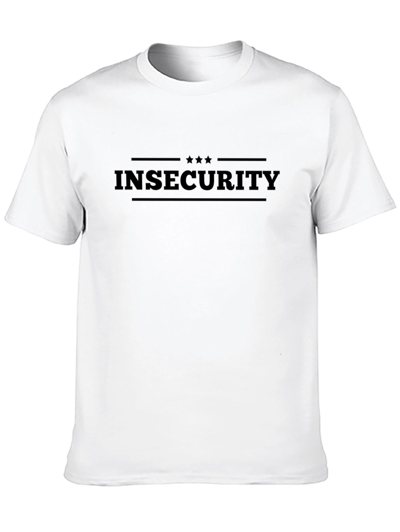 Insecurity Graphic Tee - Bold Statement Shirt