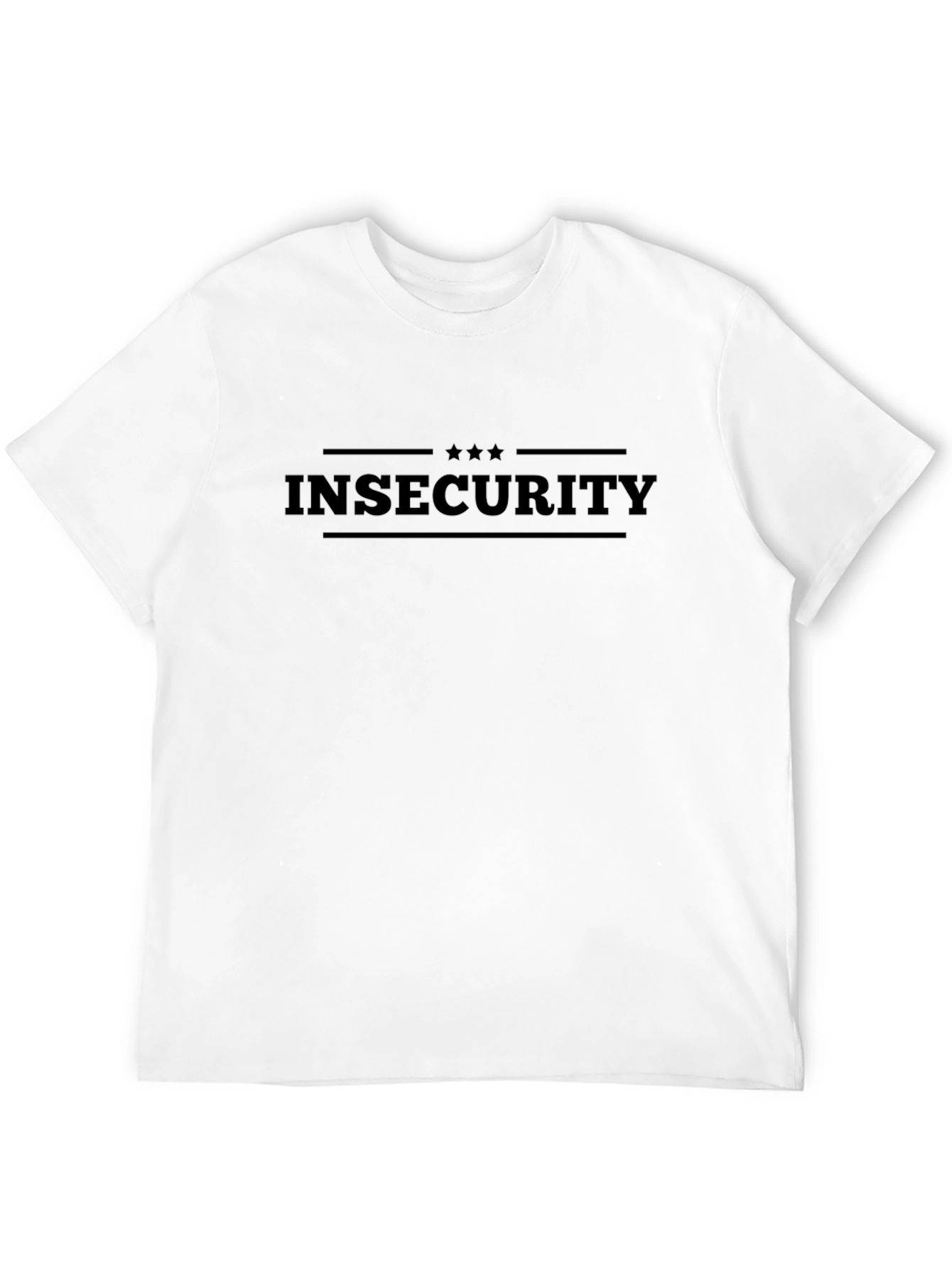 Insecurity Graphic Tee - Bold Statement Shirt